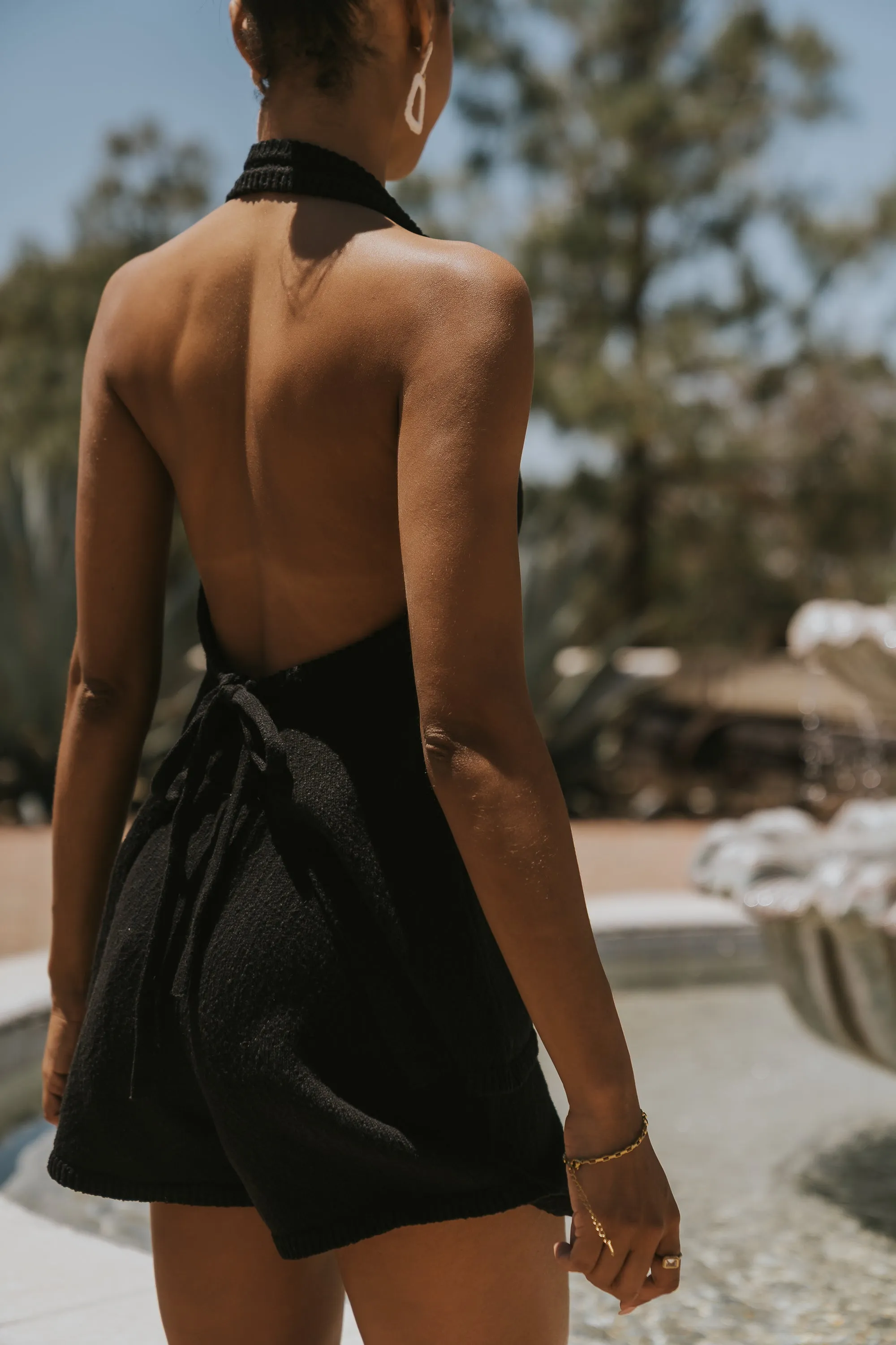 Marlena Knit Shorts in Black sold by bohme product image thumbnail 3