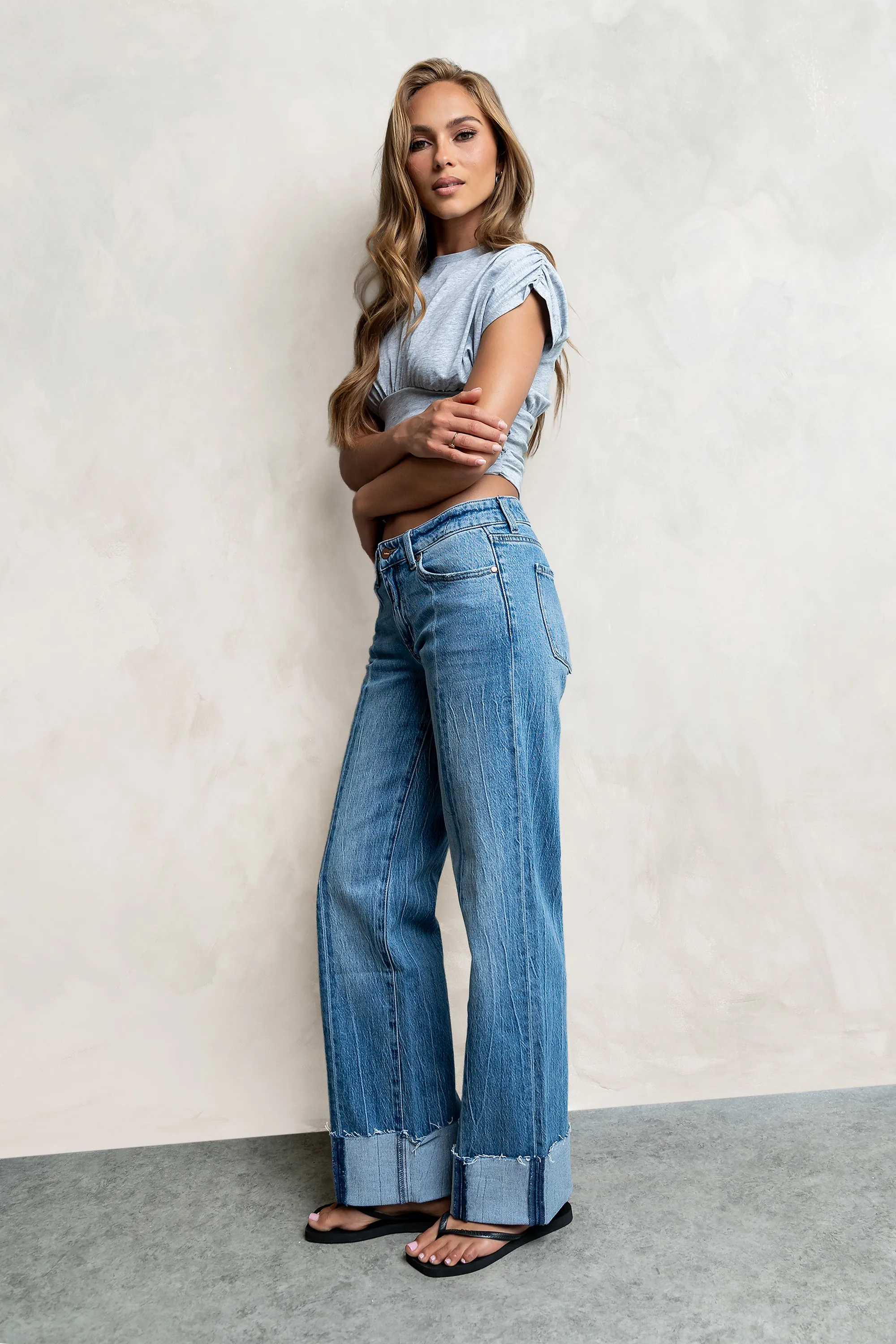 Samara Ruched Top in Grey sold by bohme product image thumbnail 5
