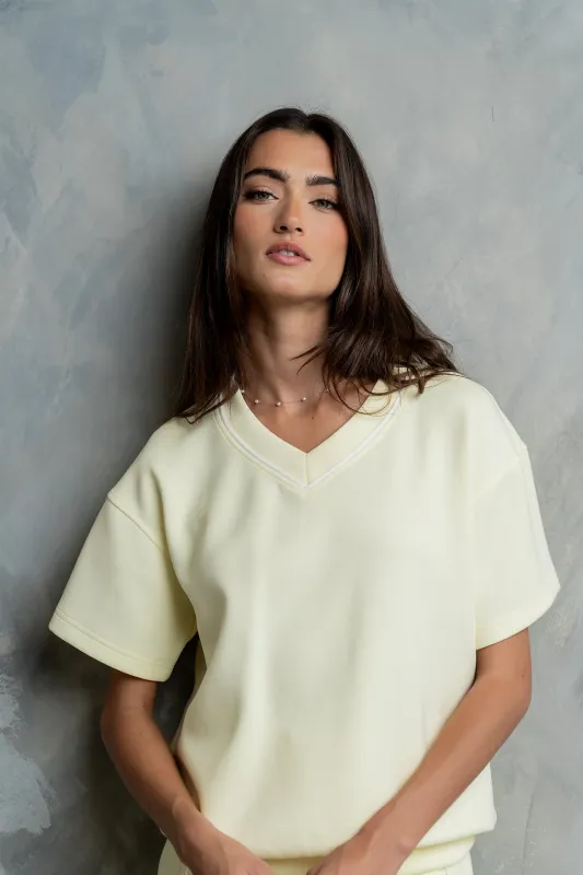 Kadalynn V-Neck Top made by bohme