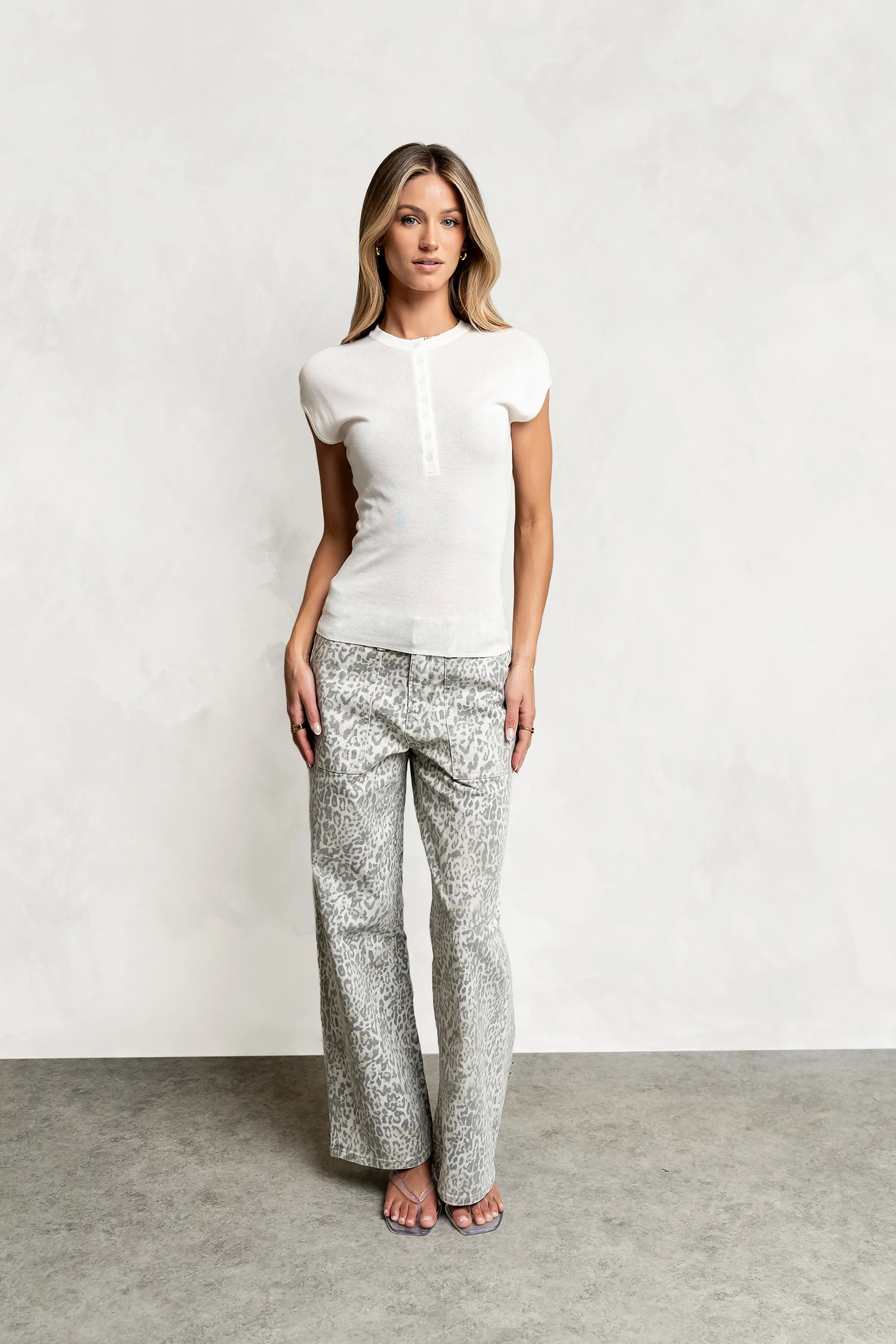 Halsey Leopard Jeans sold by bohme product image thumbnail 5