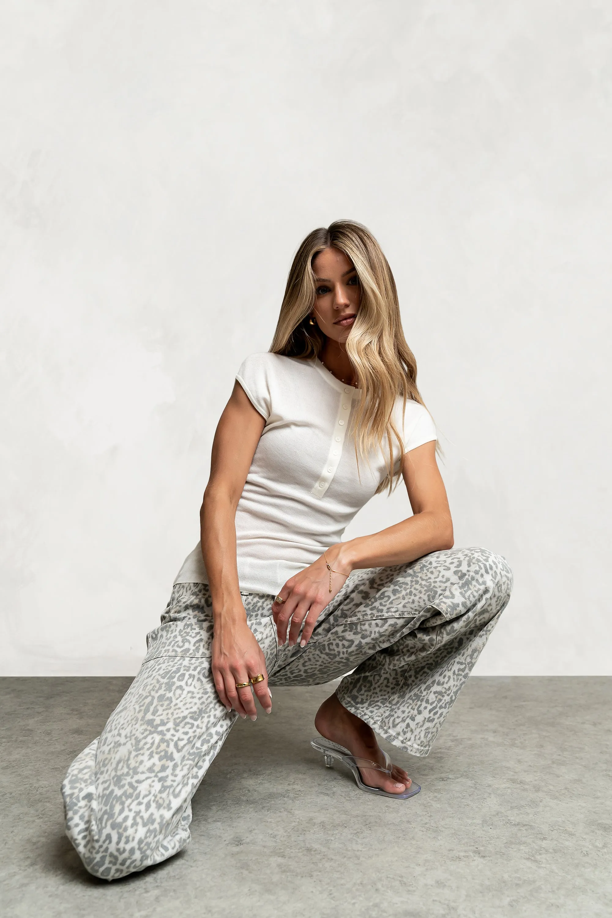 Halsey Leopard Jeans sold by bohme product image thumbnail 4
