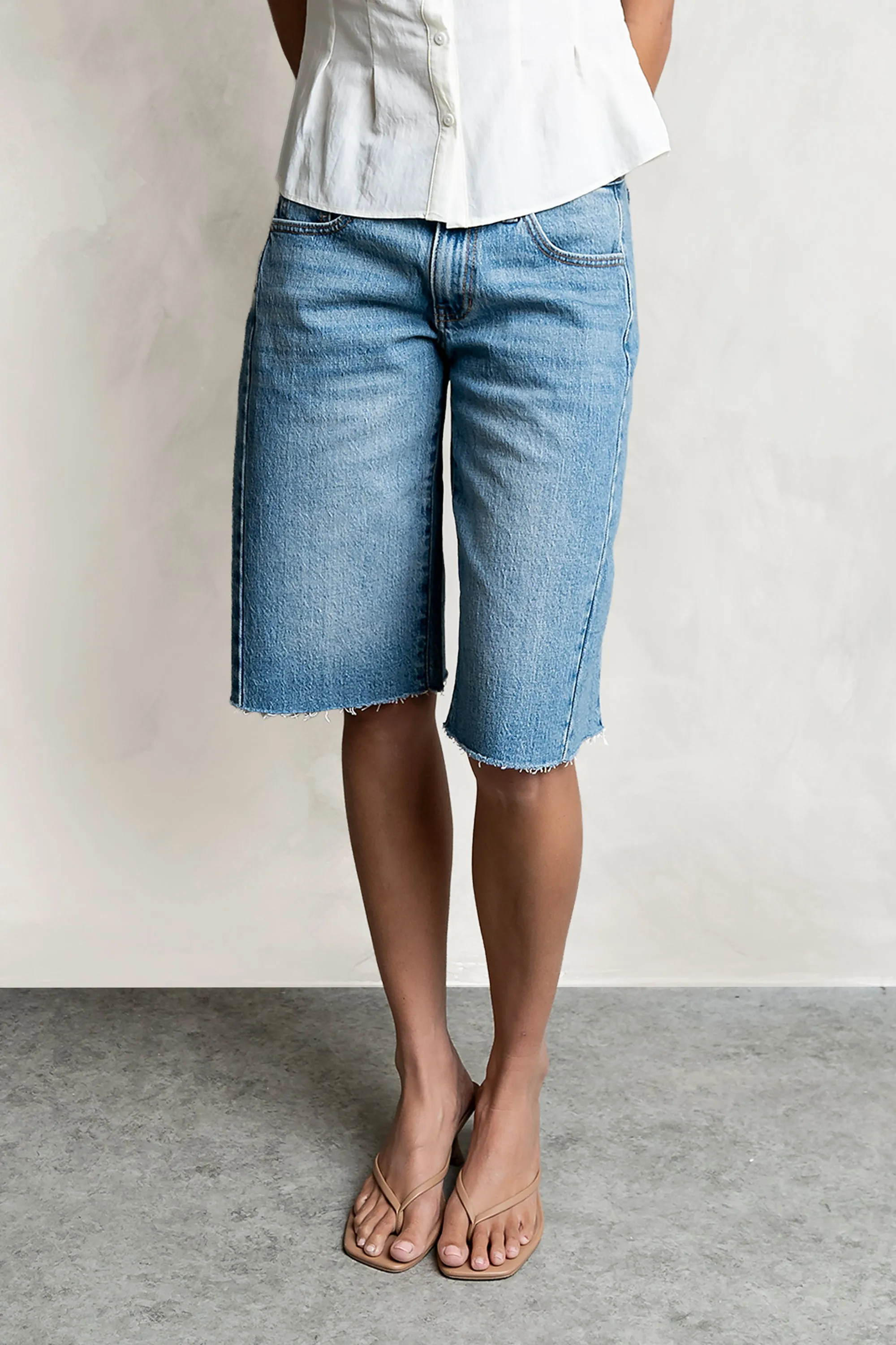 Sidney Bermuda Barrel Shorts sold by bohme