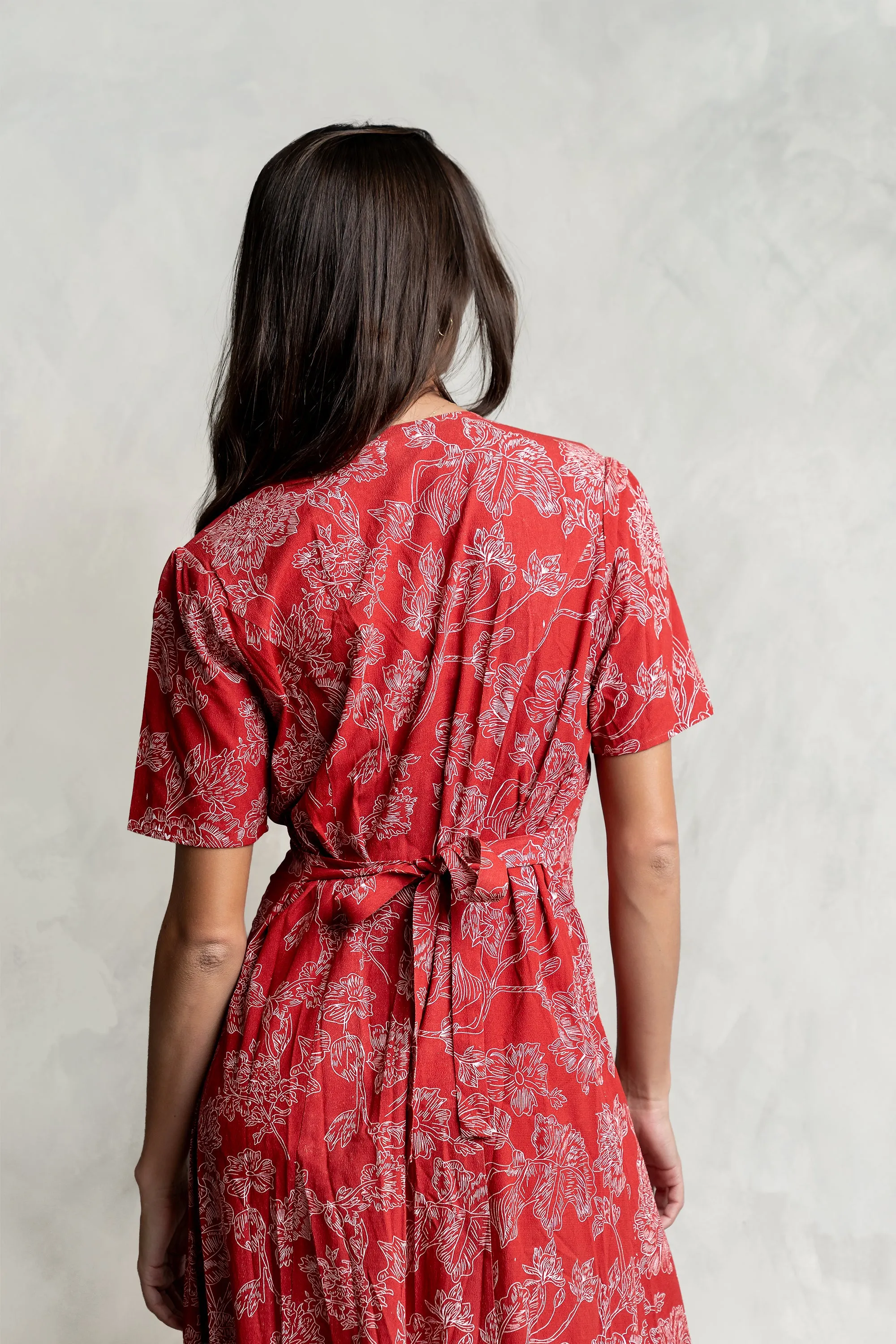 Lorie Maxi Dress in Rust sold by bohme product image thumbnail 4