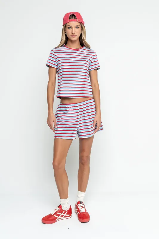 Liberty Striped Shorts made by bohme