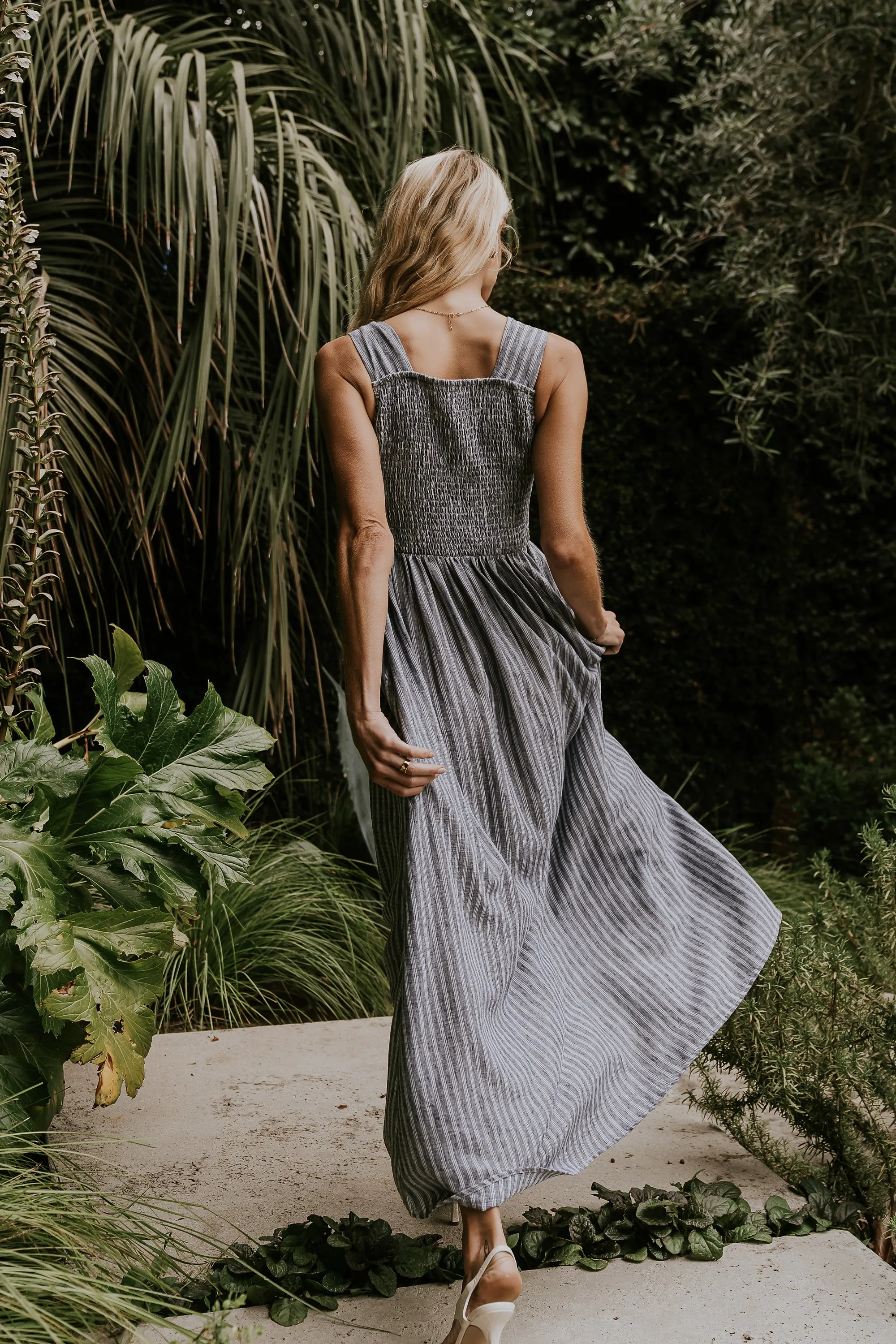 Cecelia Striped Midi Dress sold by bohme product image thumbnail 5
