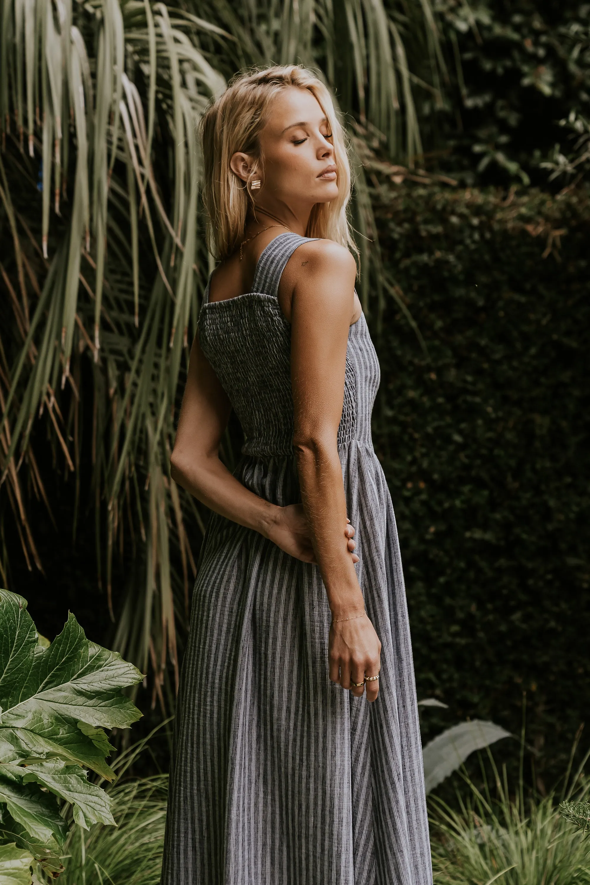 Cecelia Striped Midi Dress sold by bohme product image thumbnail 3