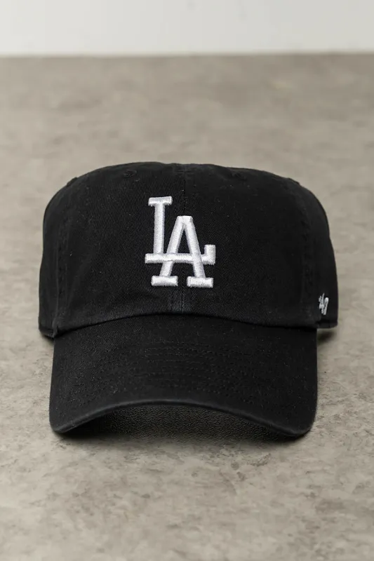Los Angeles Dodgers Baseball Cap in Black made by bohme