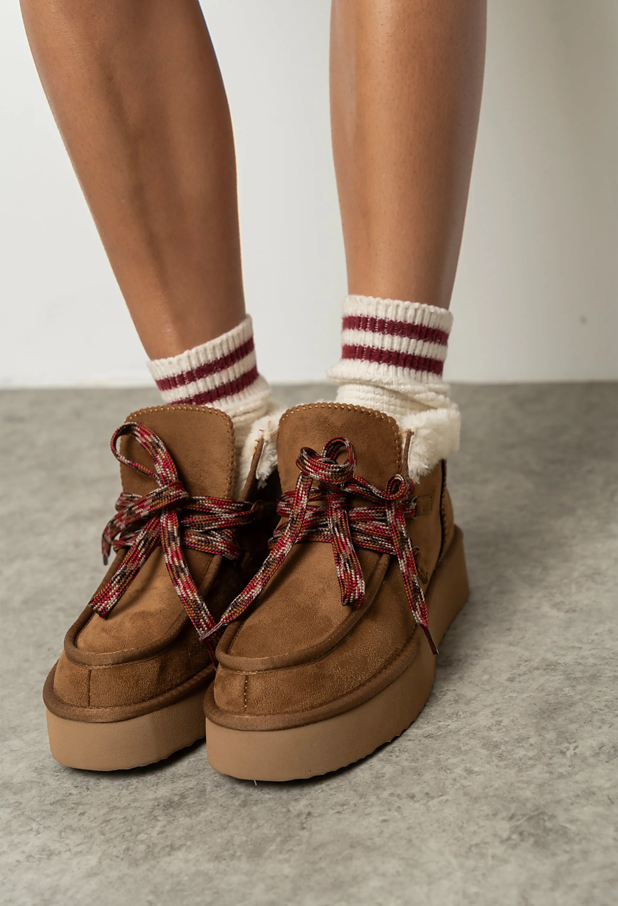 Woodstock Lace Up Bootie sold by bohme