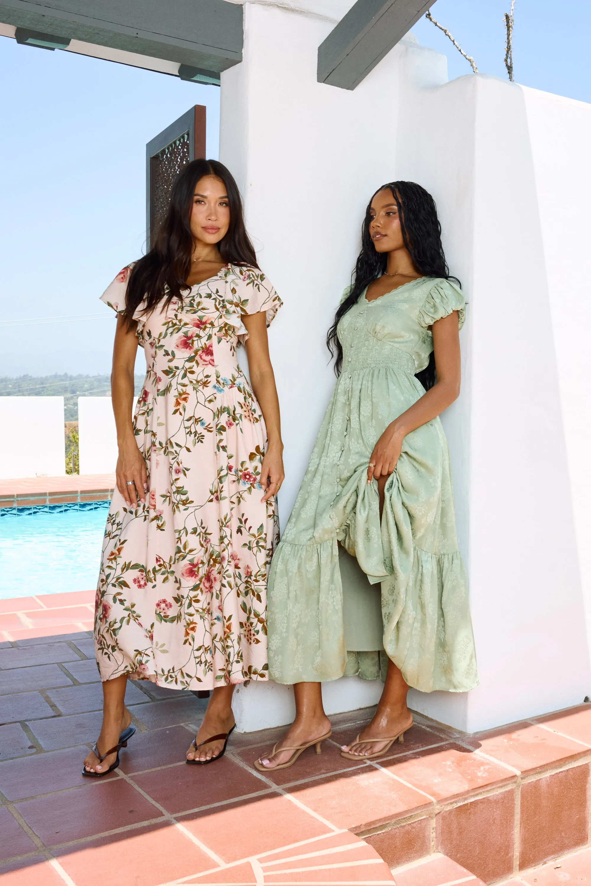 Elodie Floral Maxi Dress sold by bohme product image thumbnail 2
