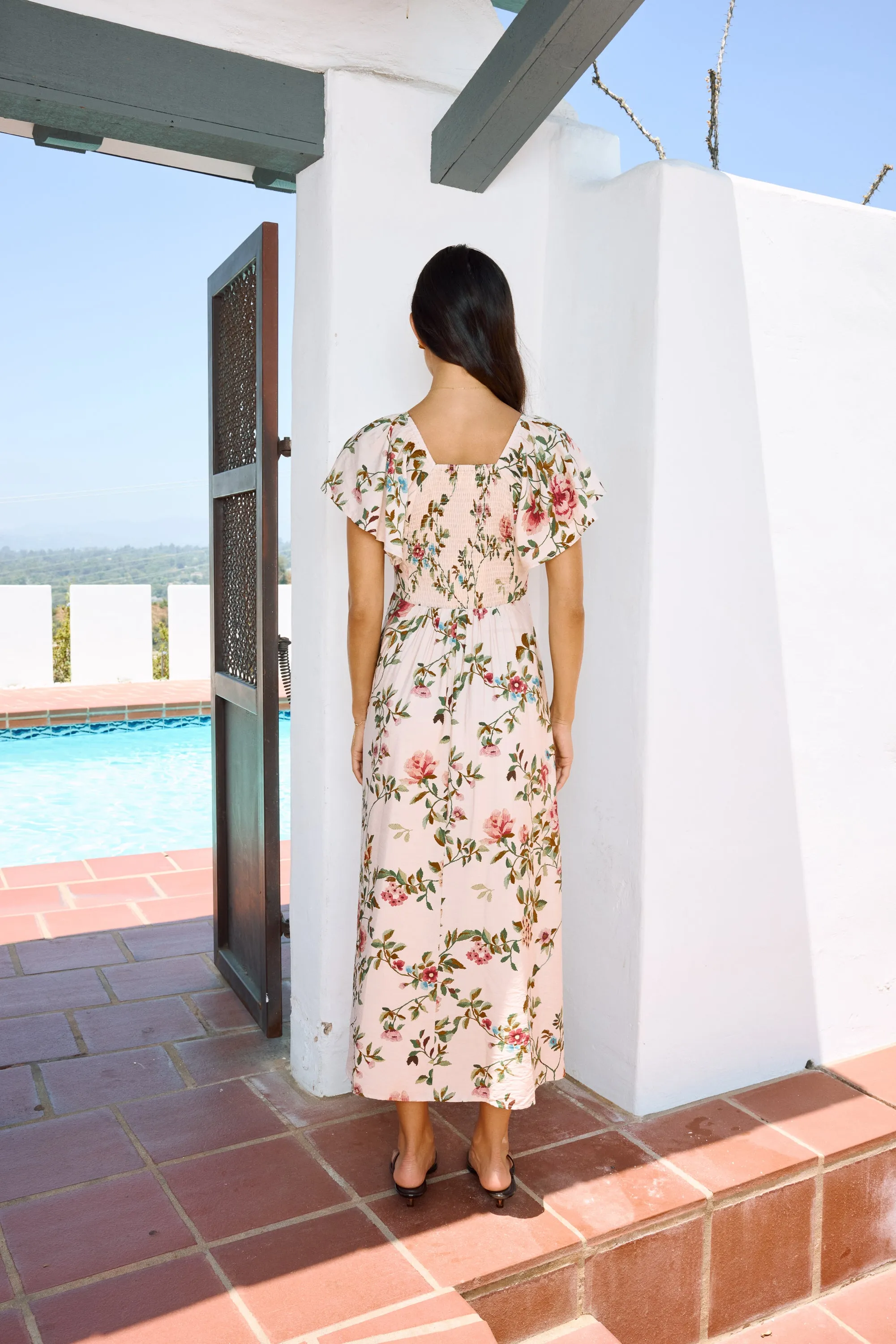 Elodie Floral Maxi Dress sold by bohme product image thumbnail 3