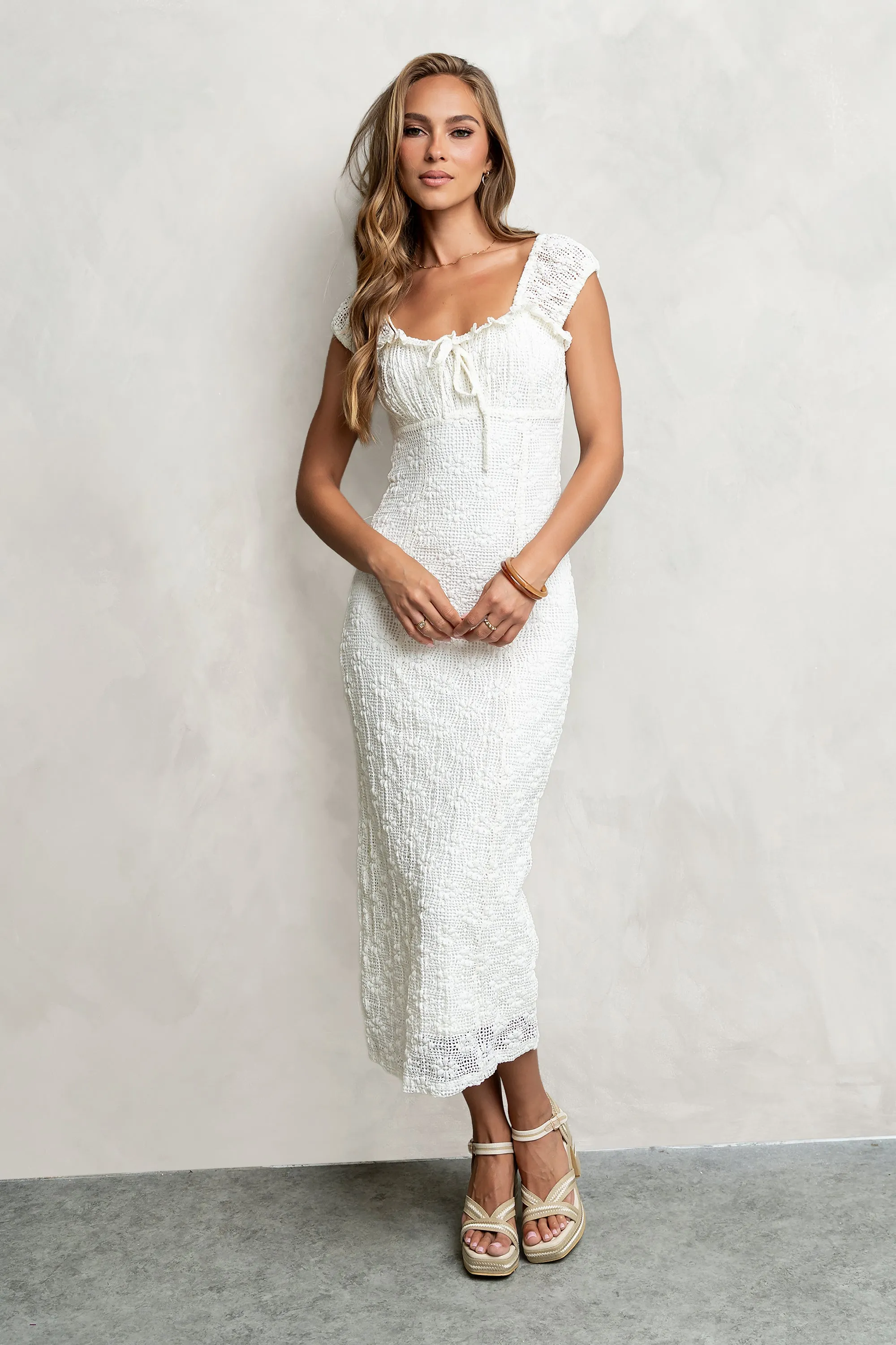Lorena Crochet Maxi Dress sold by bohme product image thumbnail 4