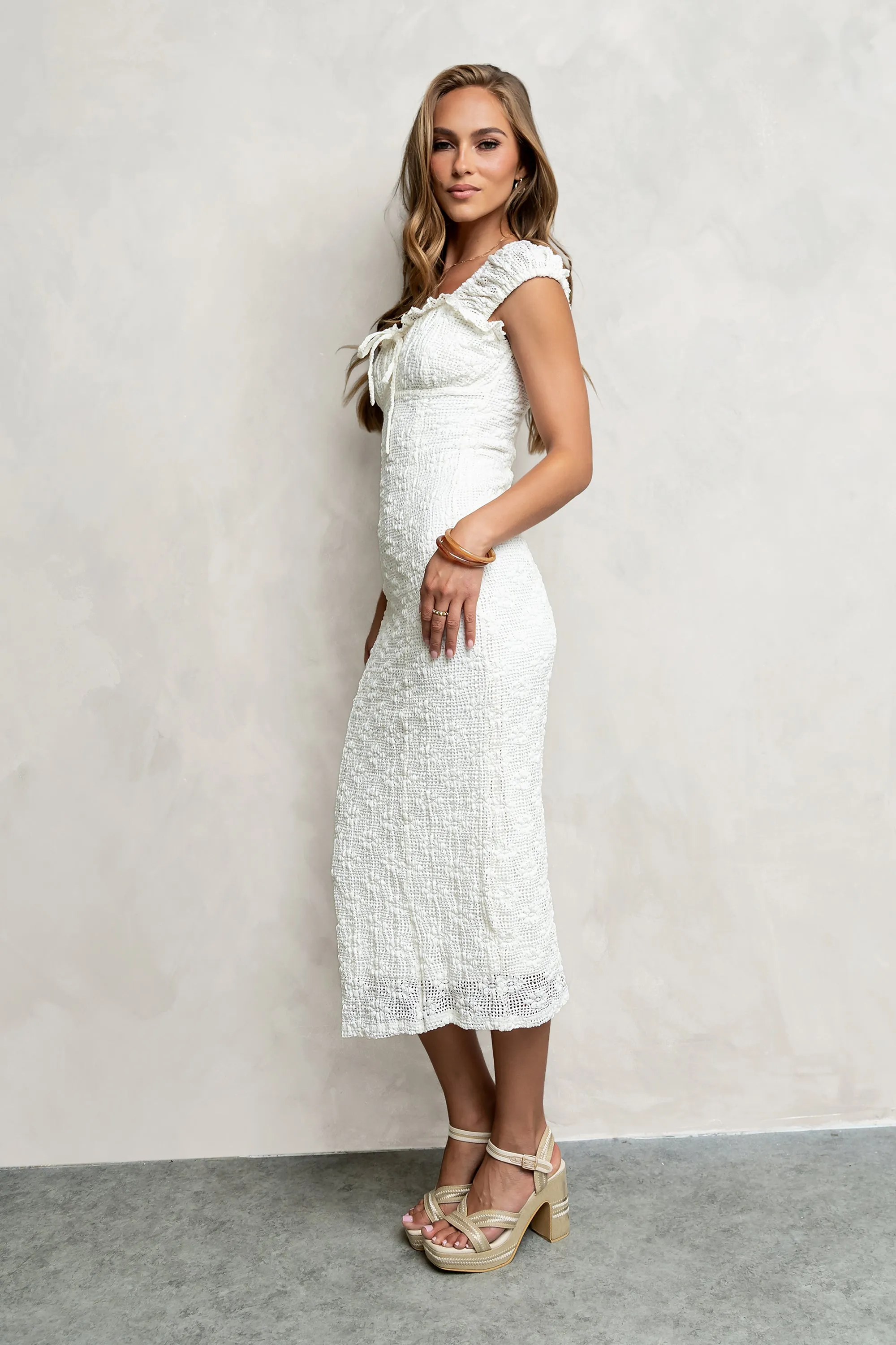 Lorena Crochet Maxi Dress sold by bohme product image thumbnail 5