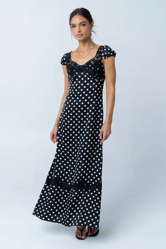 Marianna Maxi Dress in Black made by bohme