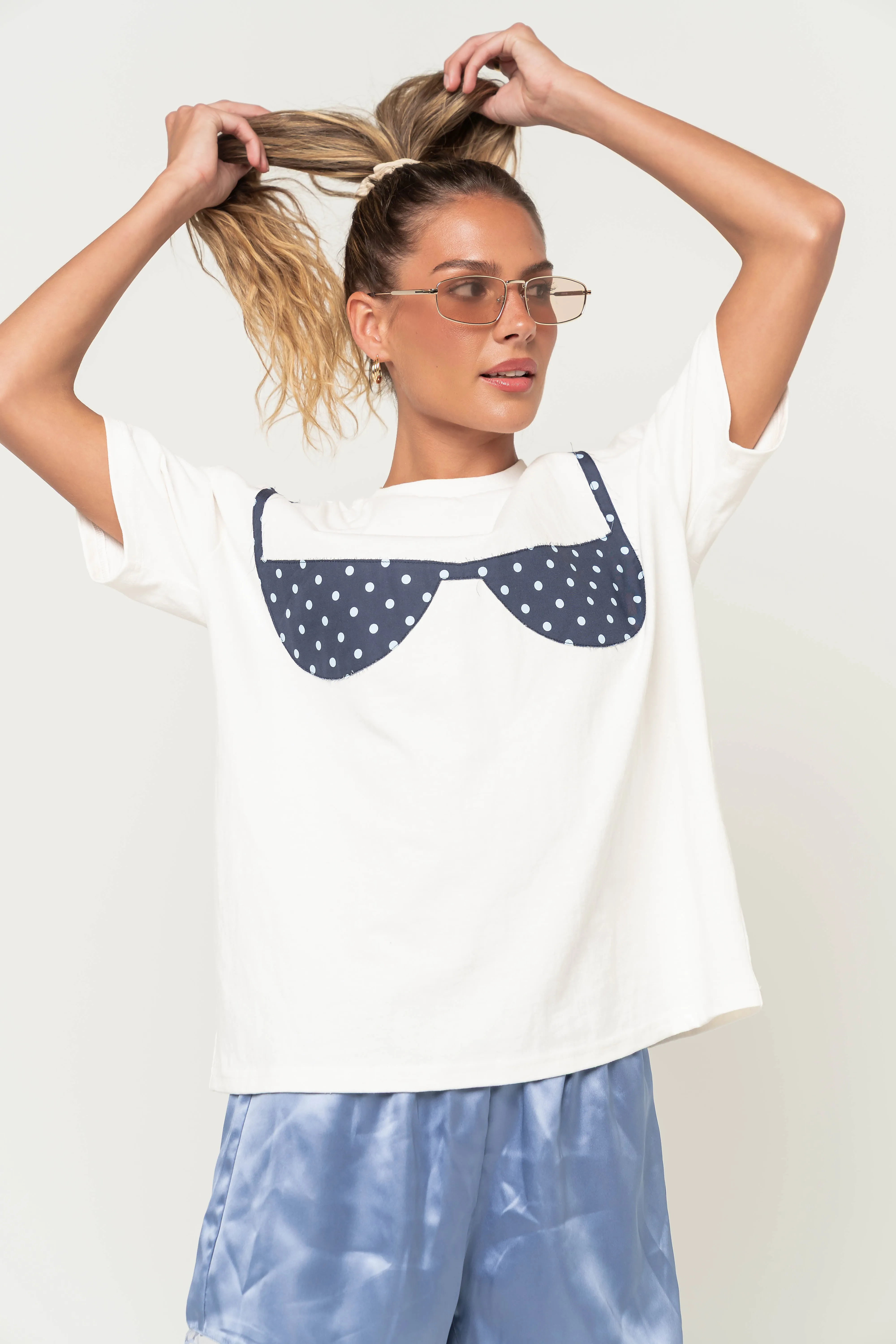 Karla Graphic Tee in Midnight sold by bohme product image thumbnail 3