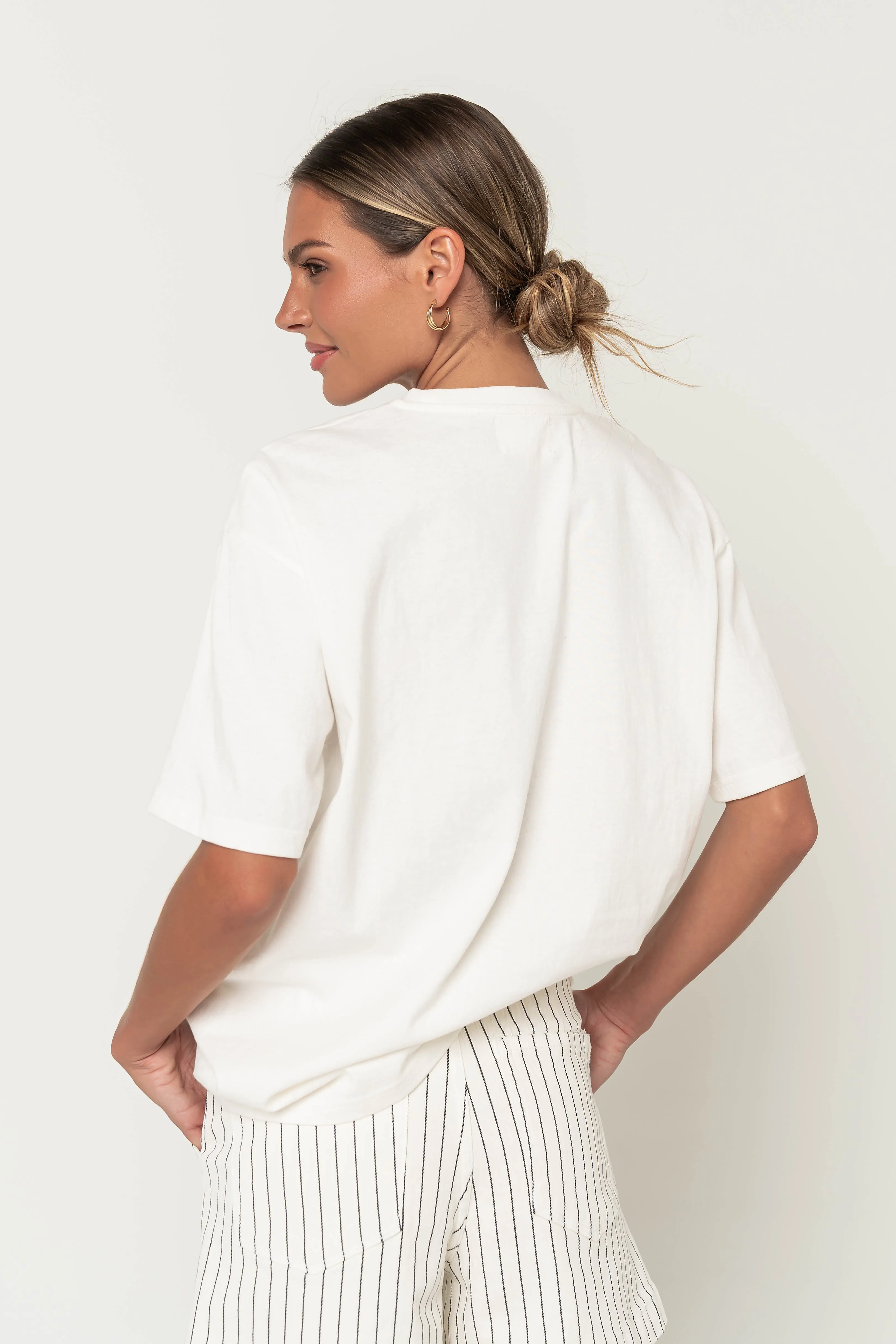 Karla Graphic Tee in Yellow sold by bohme product image thumbnail 3