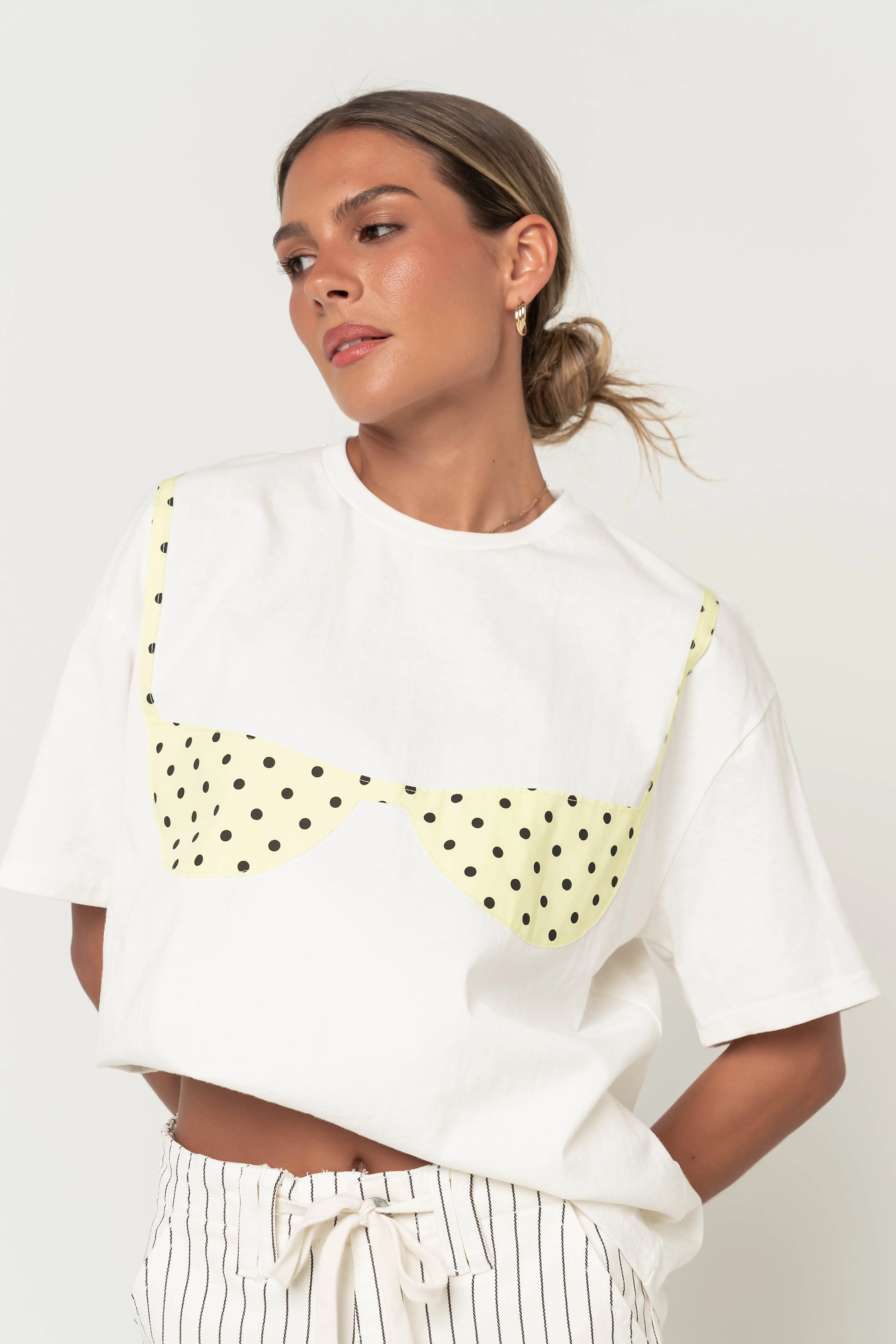 Karla Graphic Tee in Yellow sold by bohme product image thumbnail 2