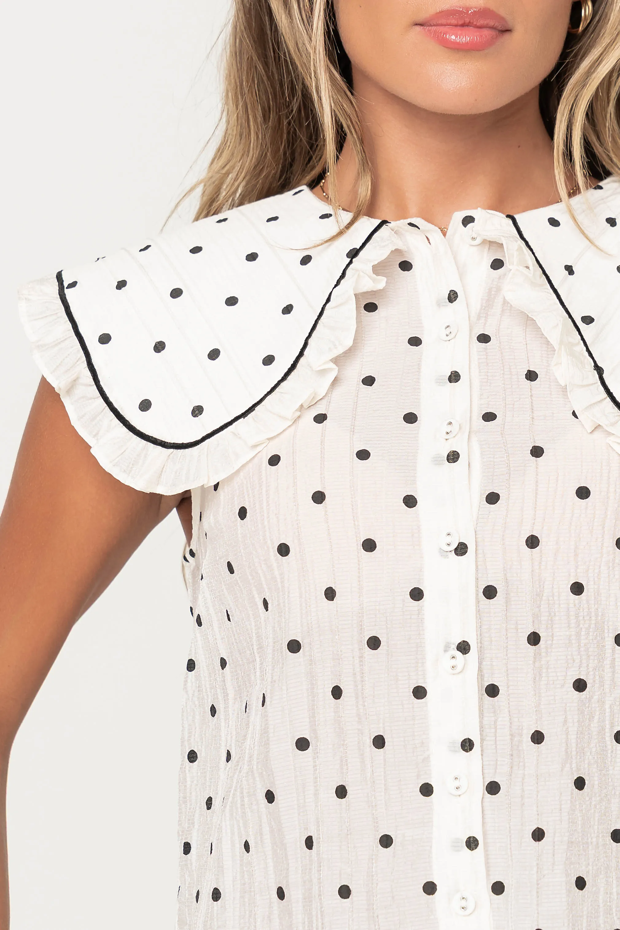 Polliana Polka Dot Top - FINAL SALE sold by bohme product image thumbnail 3