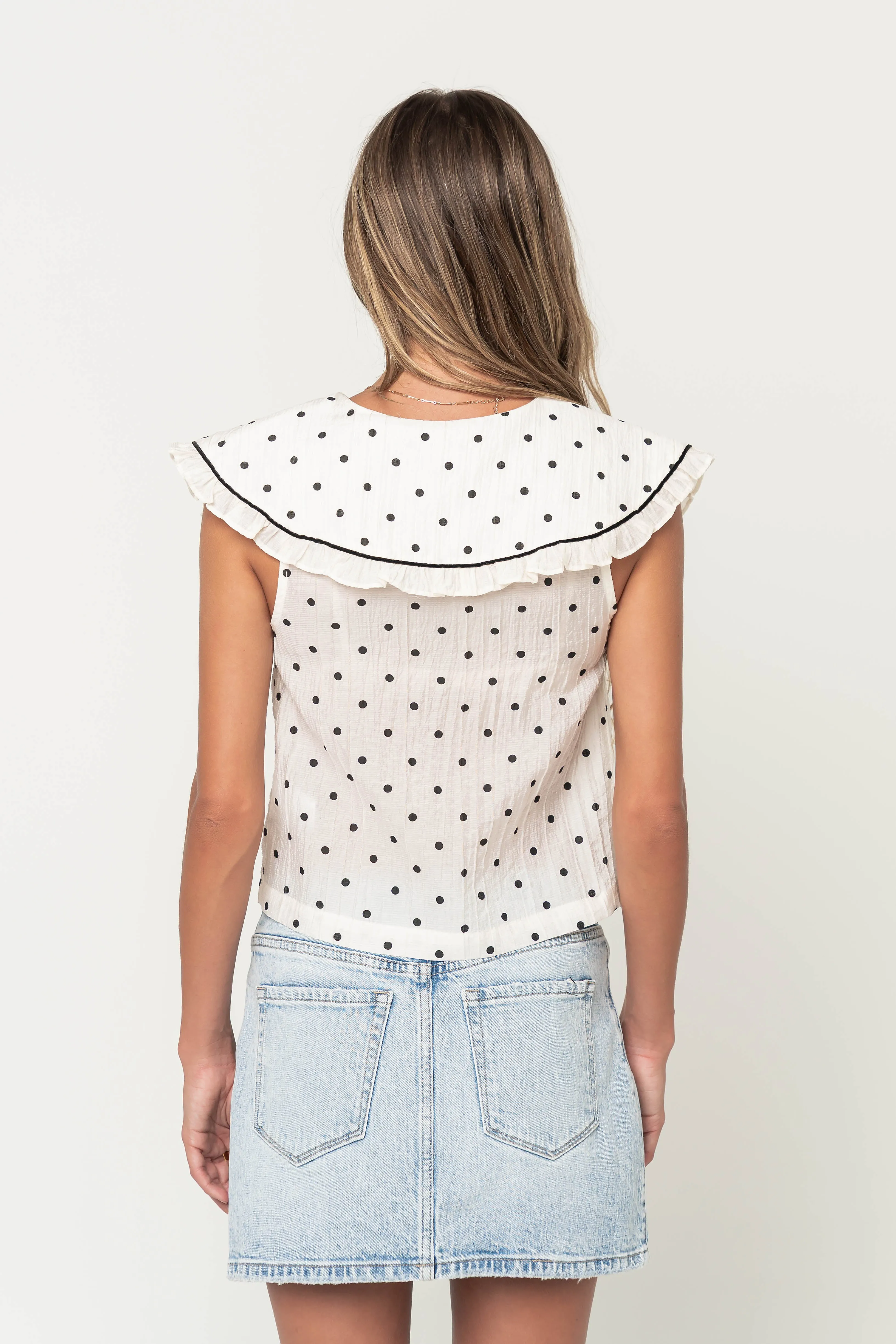 Polliana Polka Dot Top - FINAL SALE sold by bohme product image thumbnail 5