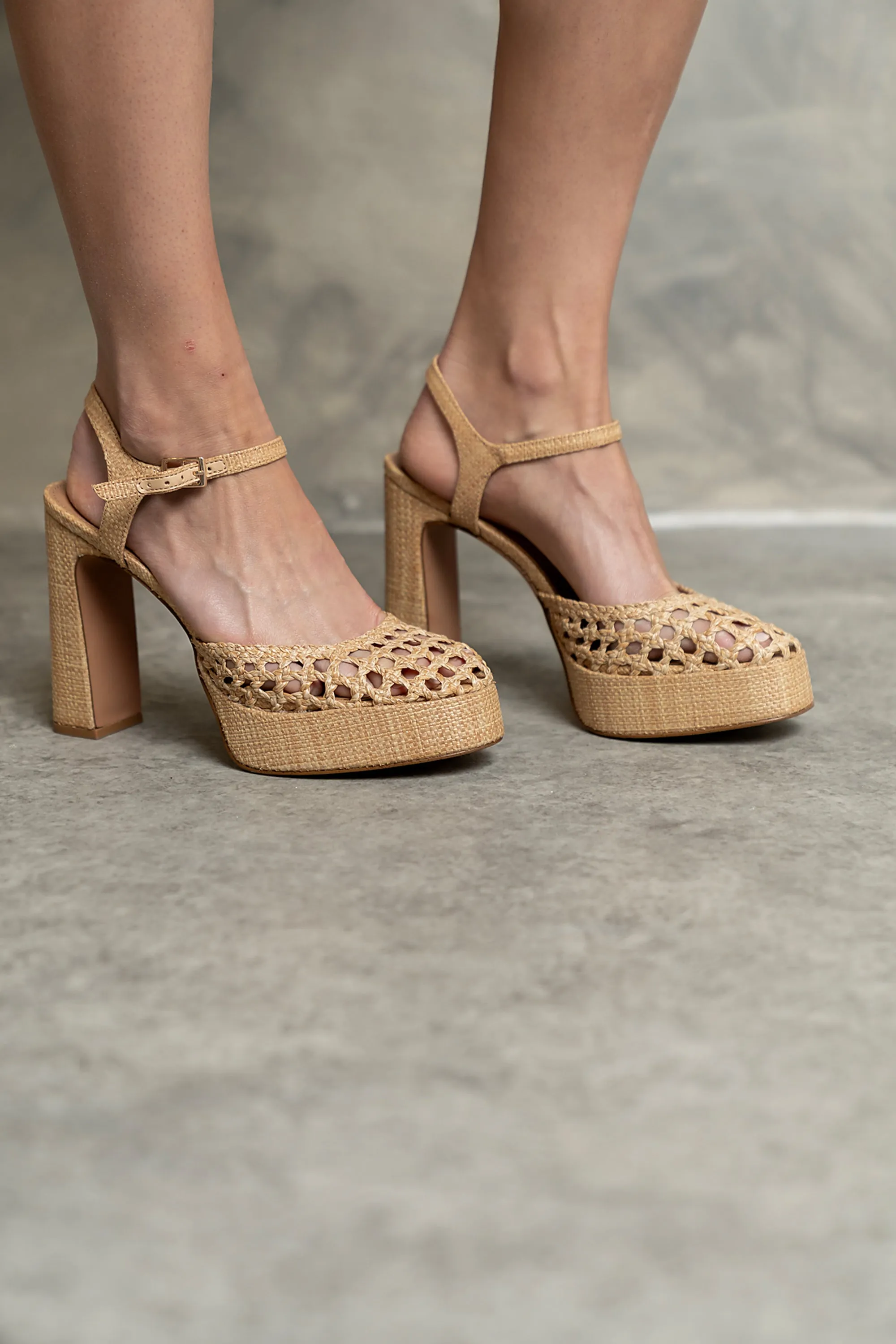 Steve Madden Lexie Raffia Platform Heel - FINAL SALE sold by bohme product image thumbnail 2