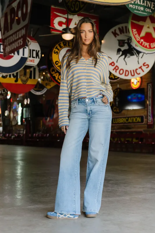 Aubryn Low Rise Wide Leg Jeans made by bohme