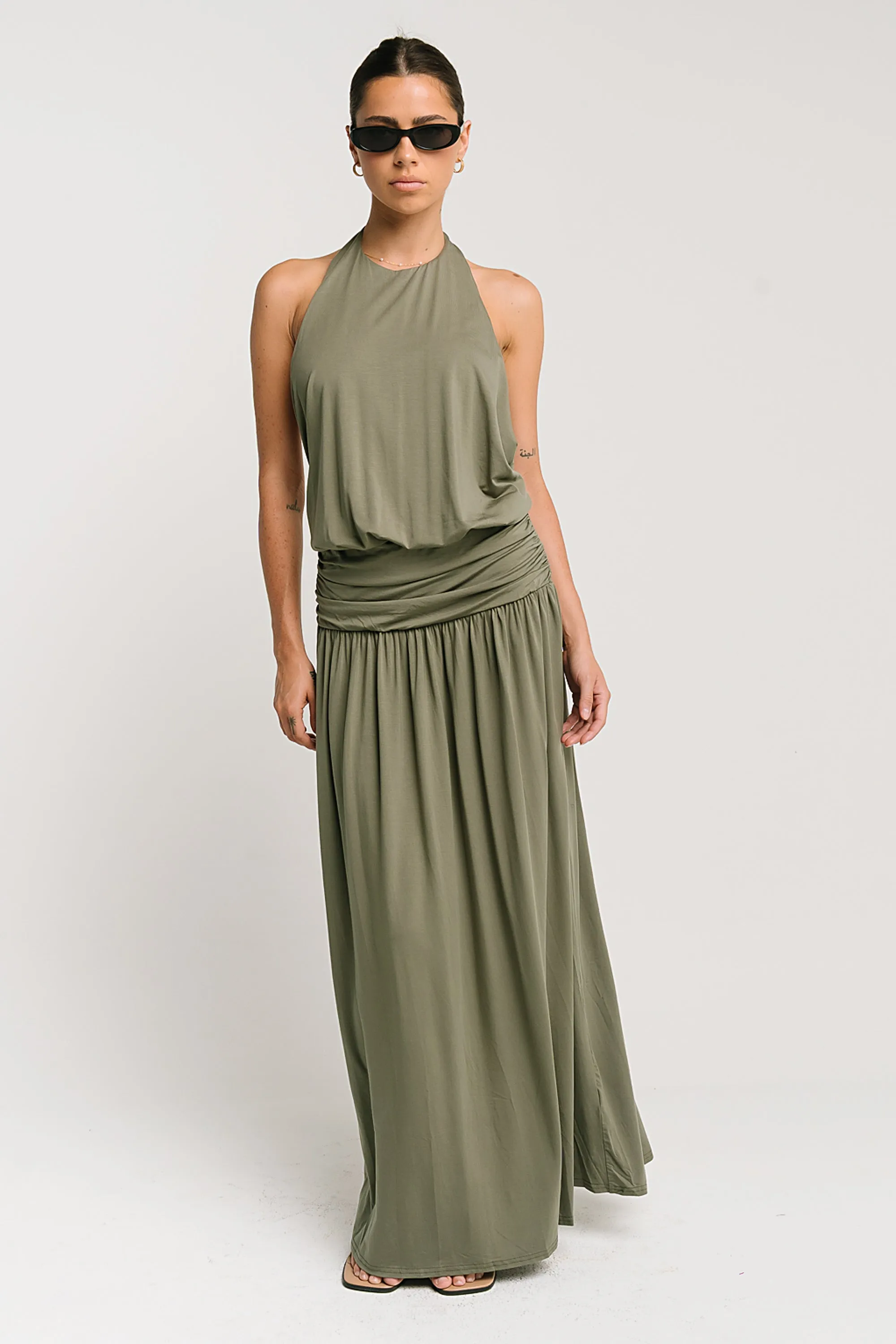 Mia Halter Maxi Dress sold by bohme product image thumbnail 5