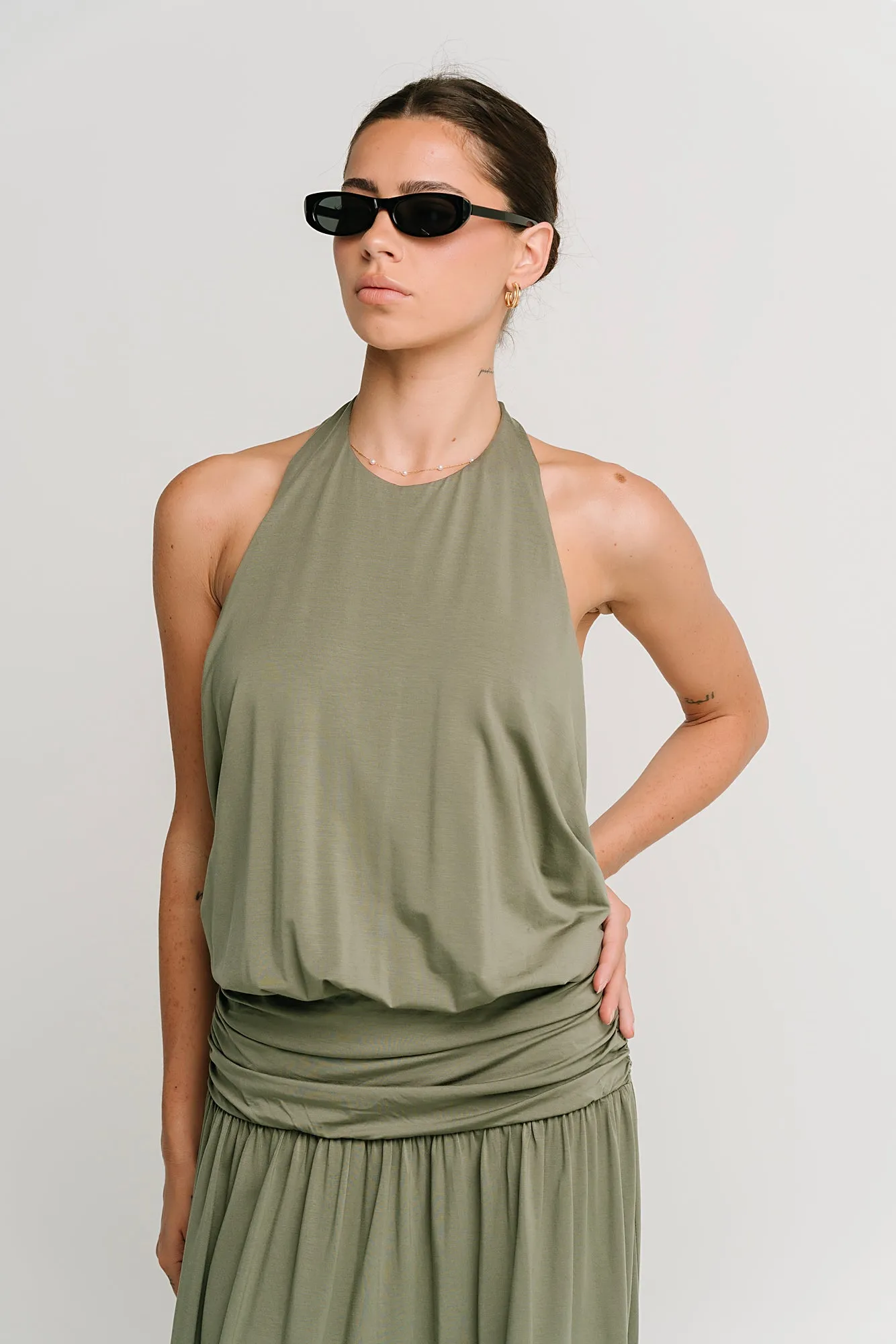 Mia Halter Maxi Dress sold by bohme product image thumbnail 4