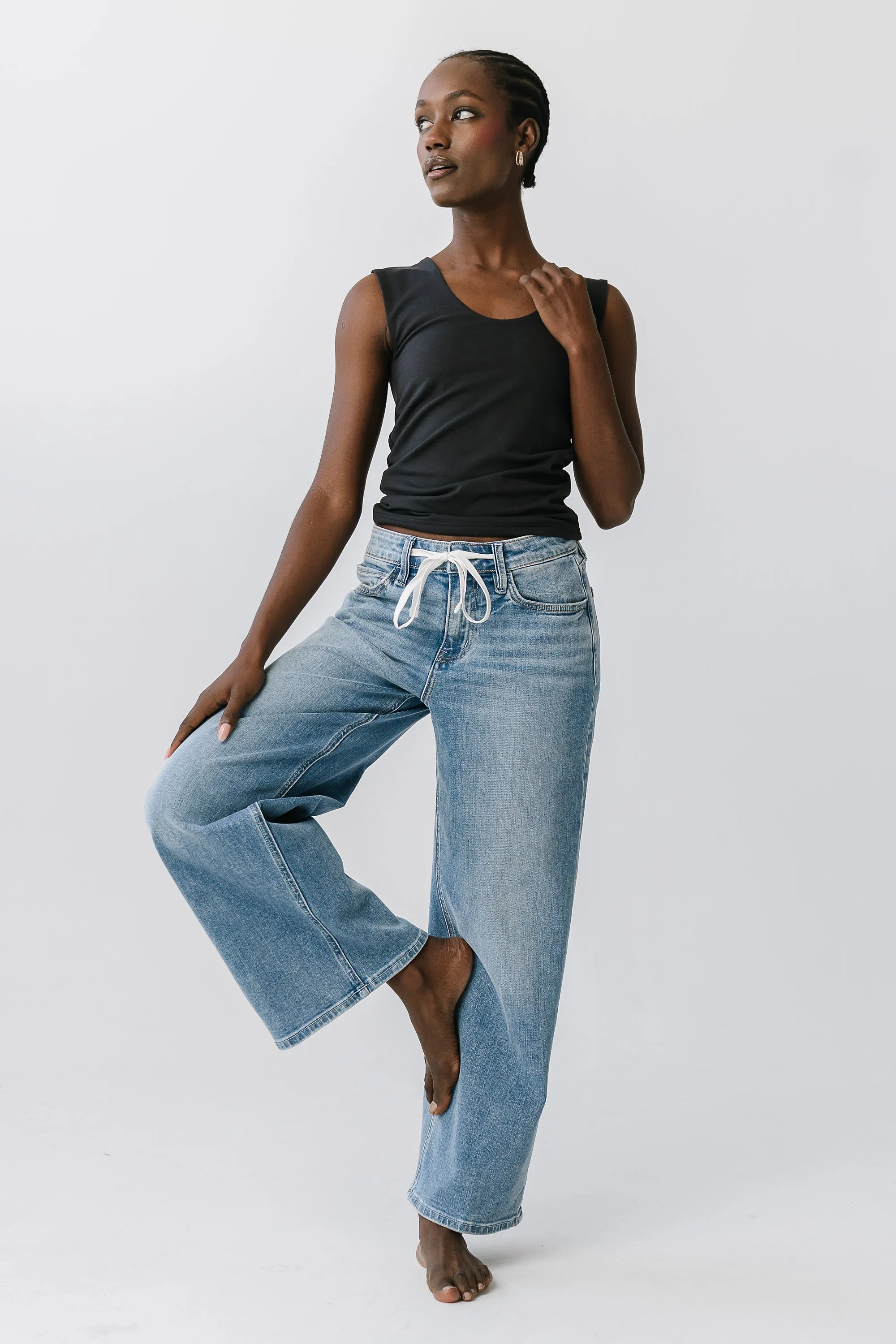 Sayla Tank Top in Black sold by bohme