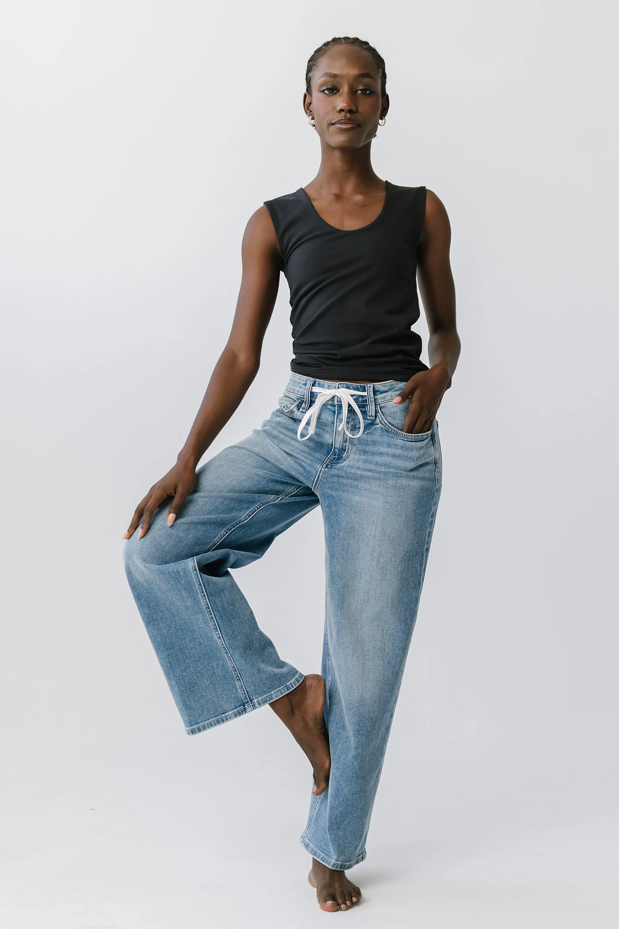 Sayla Tank Top in Black sold by bohme product image thumbnail 4