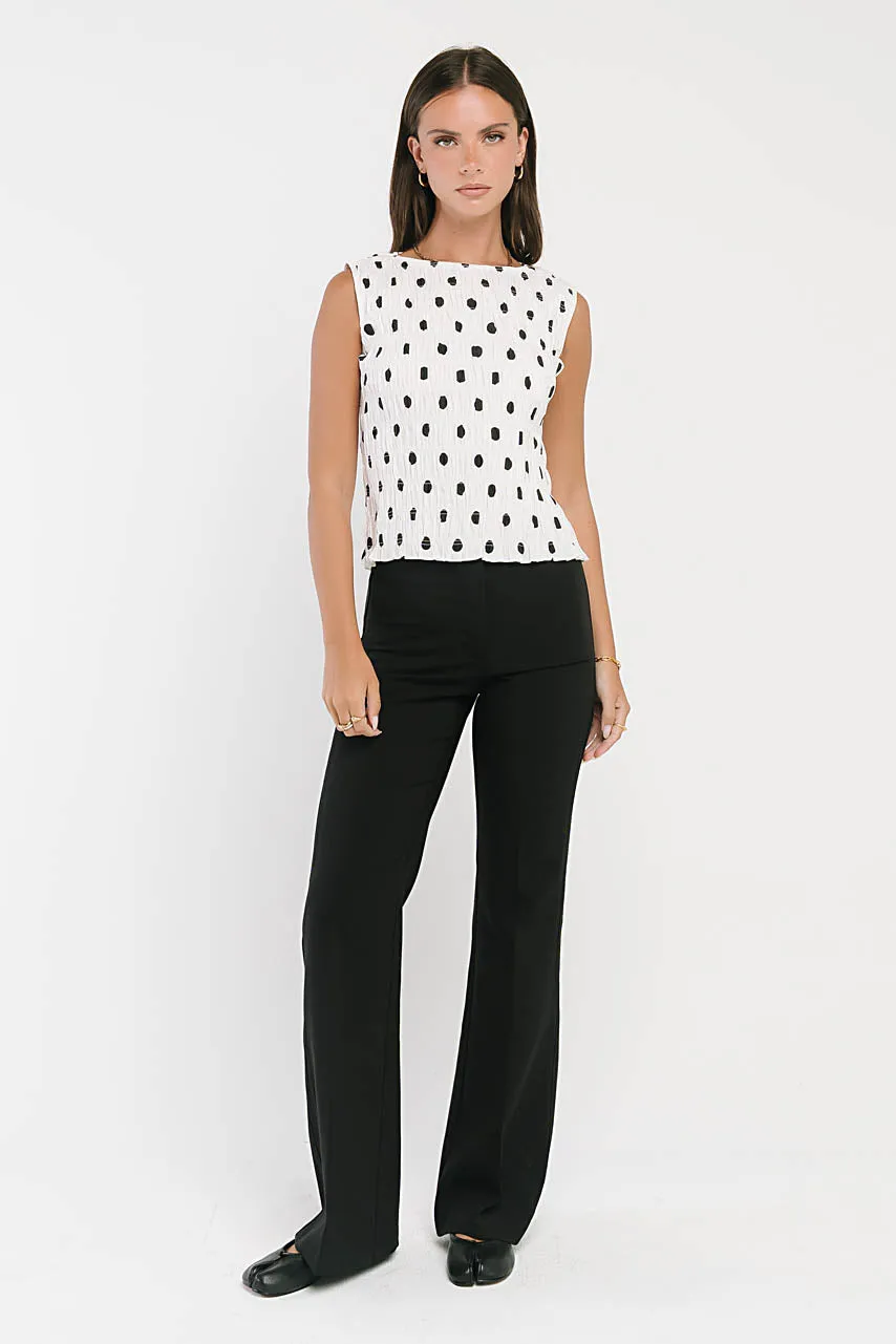 Valentina Trousers in Black sold by bohme