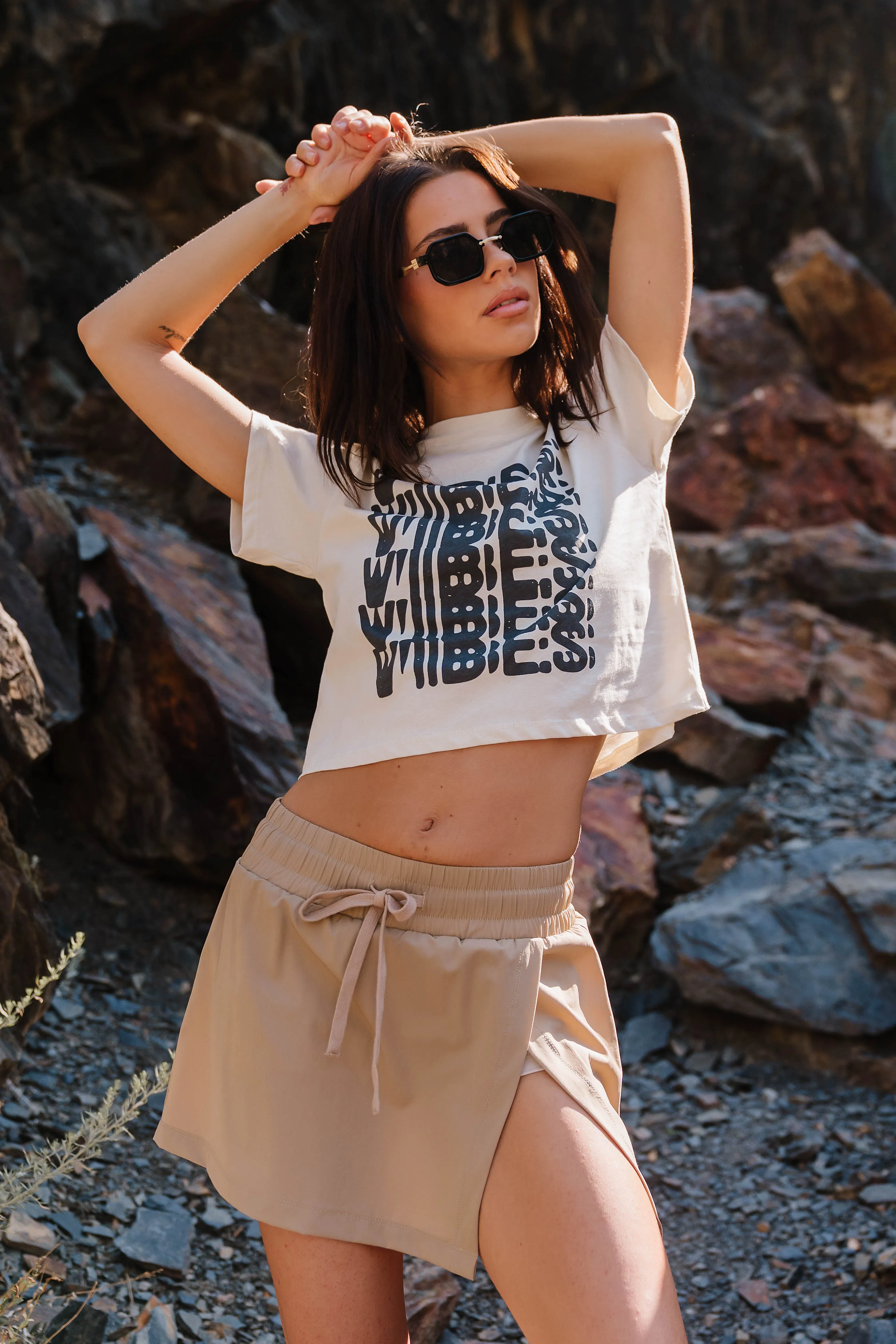 Lark Graphic Tee in White sold by bohme product image thumbnail 5