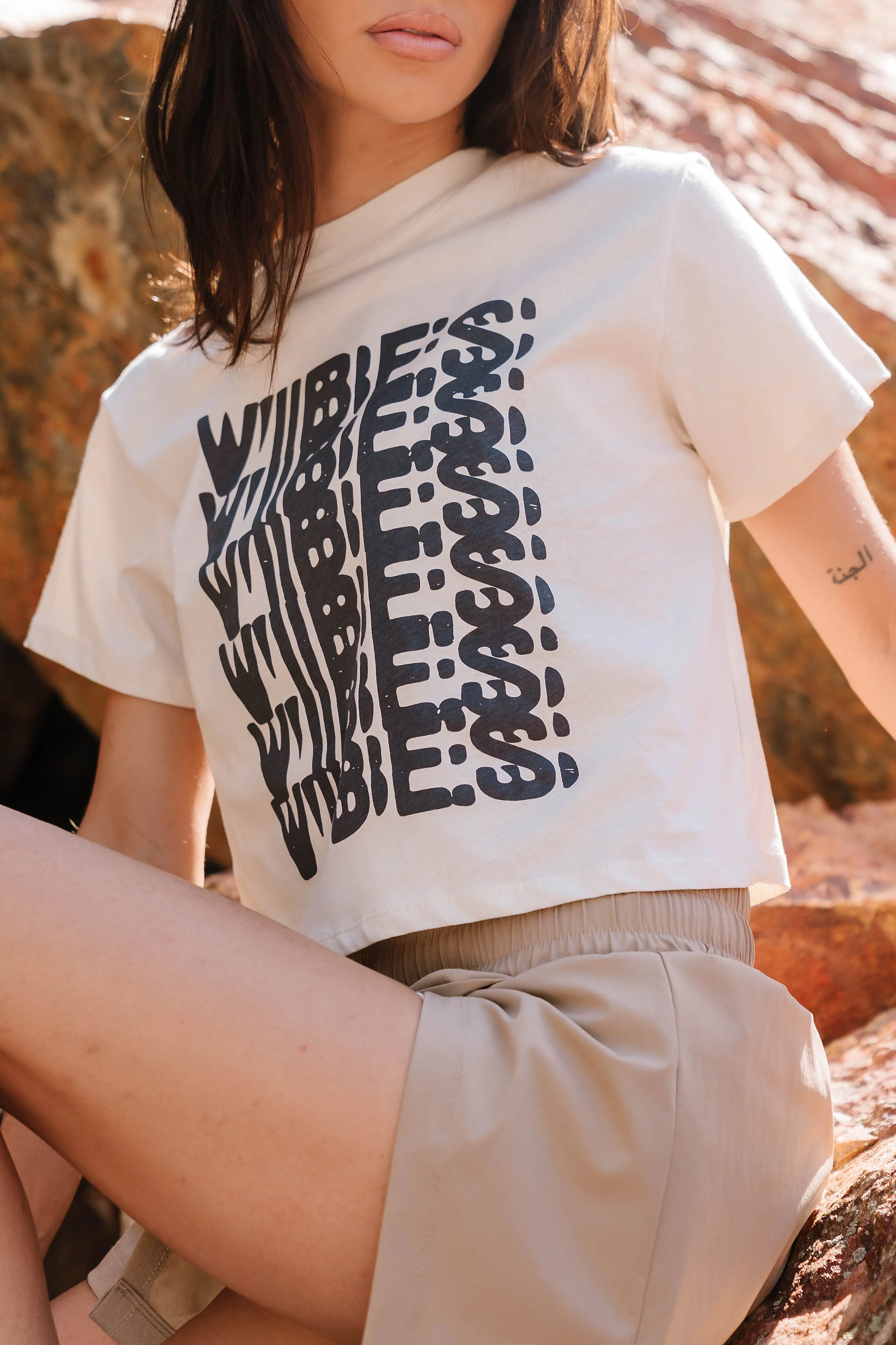 Lark Graphic Tee in White sold by bohme product image thumbnail 4