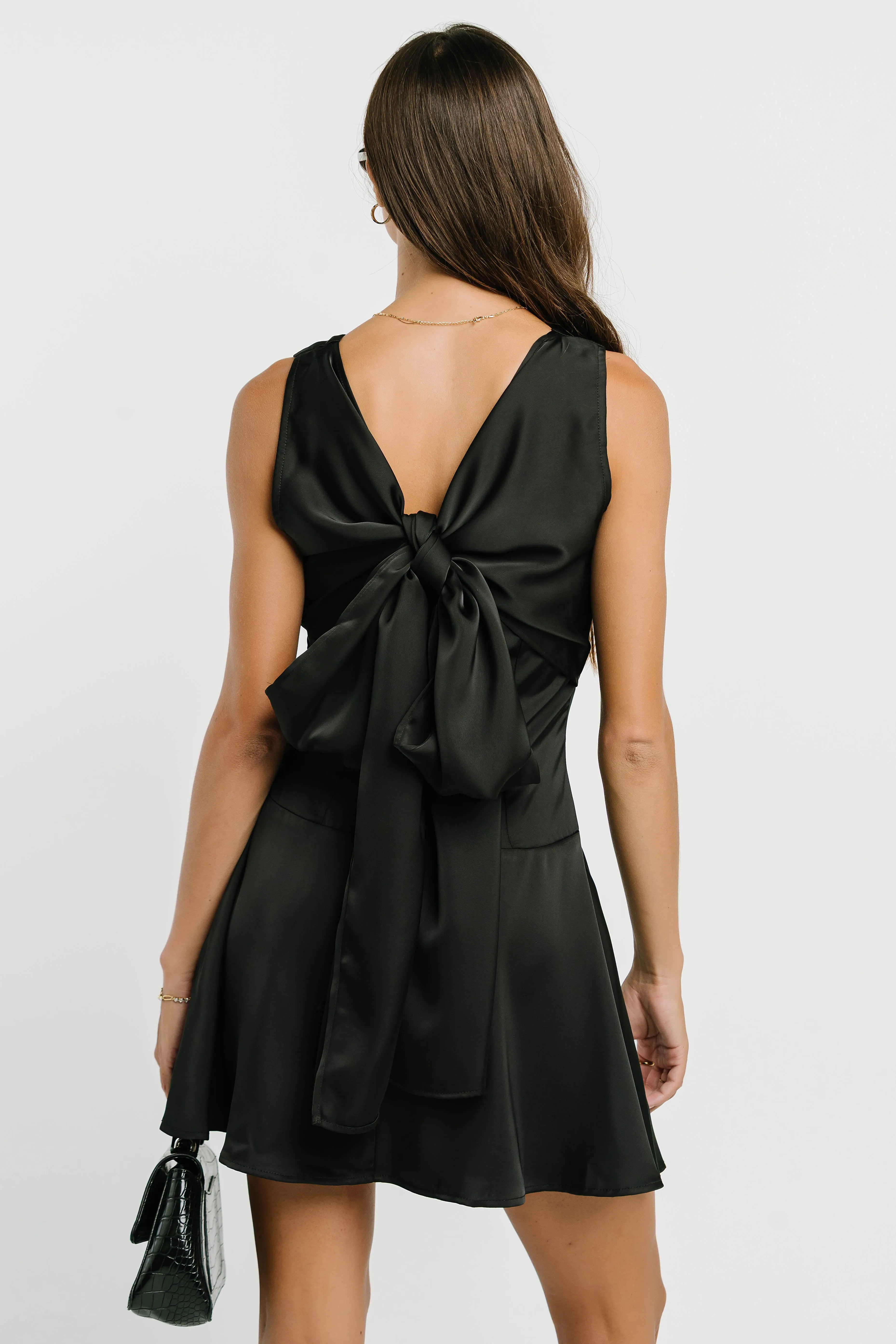 Kinsley Mini Dress in Black sold by bohme product image thumbnail 3