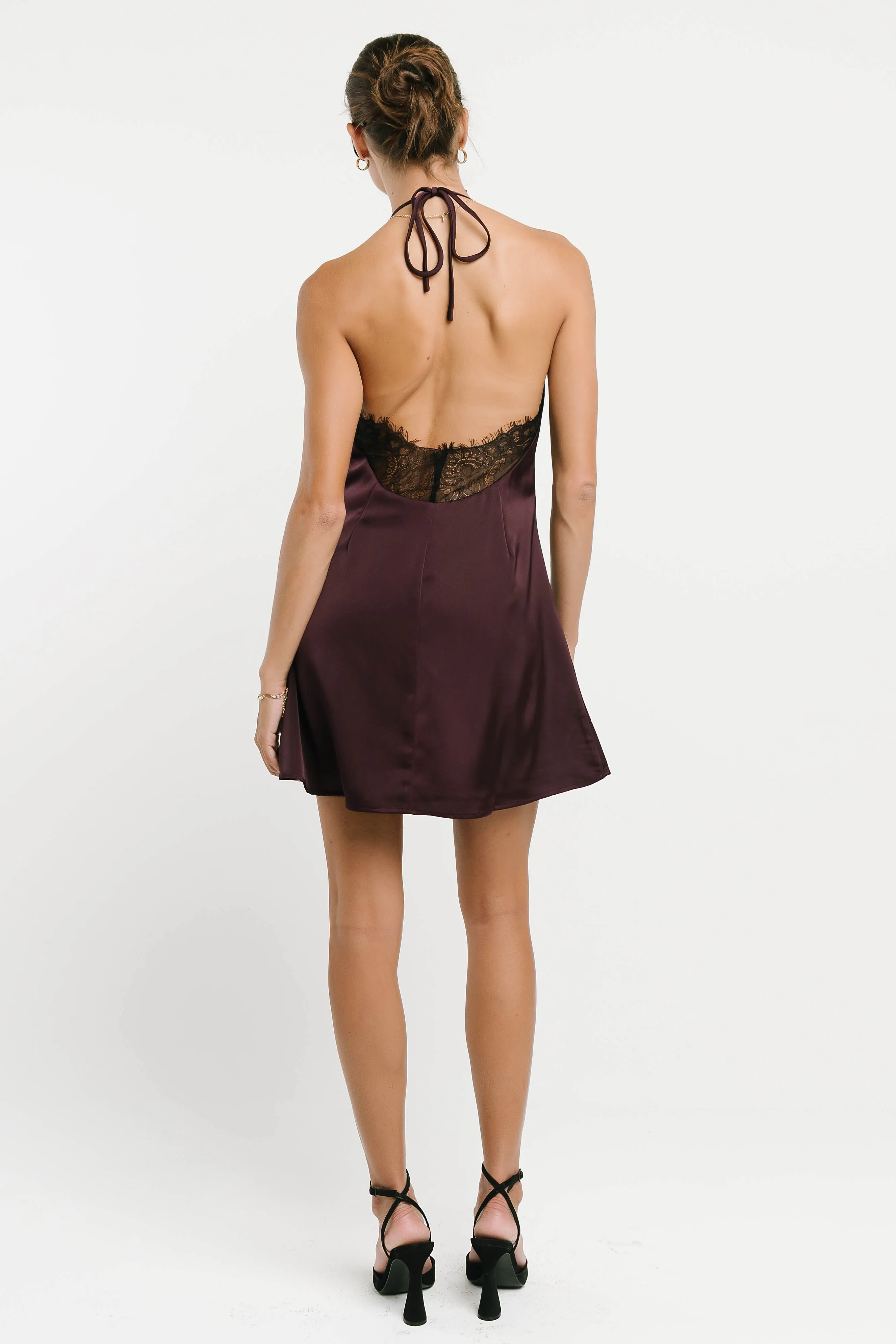 Margot Satin Mini Dress sold by bohme product image thumbnail 4