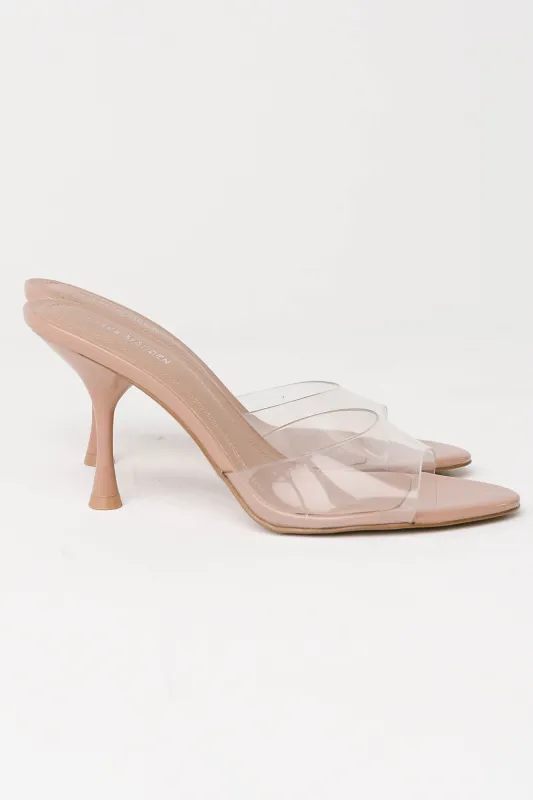 Steve Madden Santi Clear Heels made by bohme