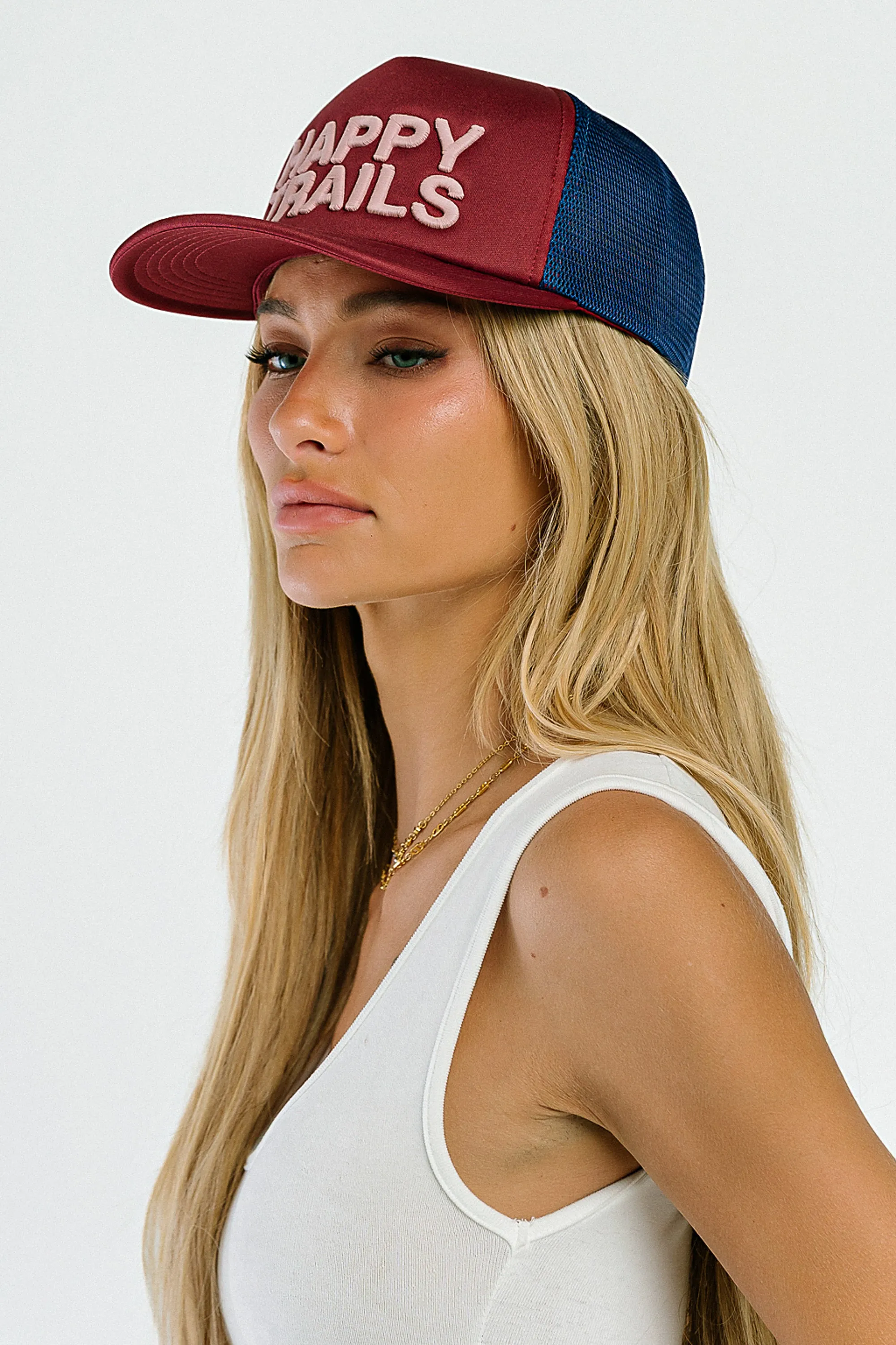 Sunny Trucker Hat in Red sold by bohme product image thumbnail 2