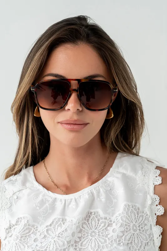 Moxie Sunglasses in Brown made by bohme
