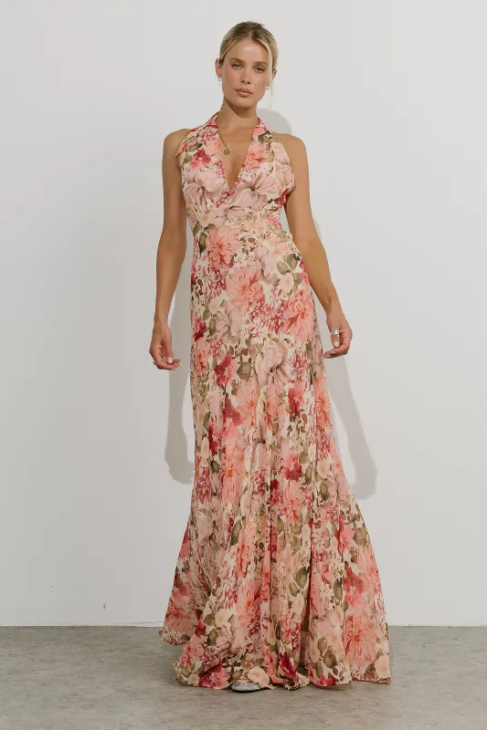 Kimberly Floral Maxi Dress made by bohme