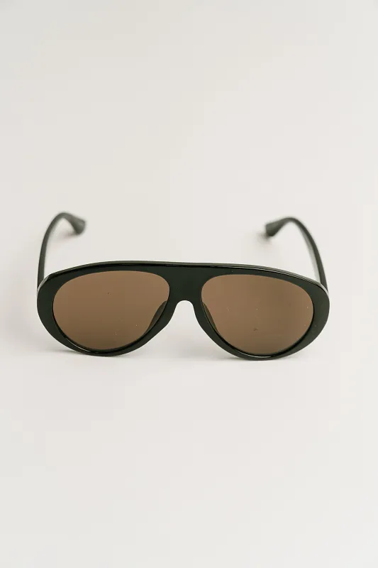 Sabina Sunglasses in Black made by bohme
