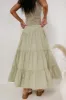 Layana Tiered Skirt in Sage sold by bohme