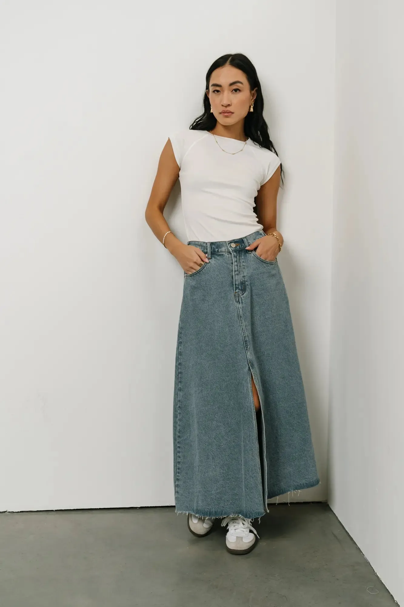 Mei Denim Skirt - FINAL SALE sold by bohme product image thumbnail 5