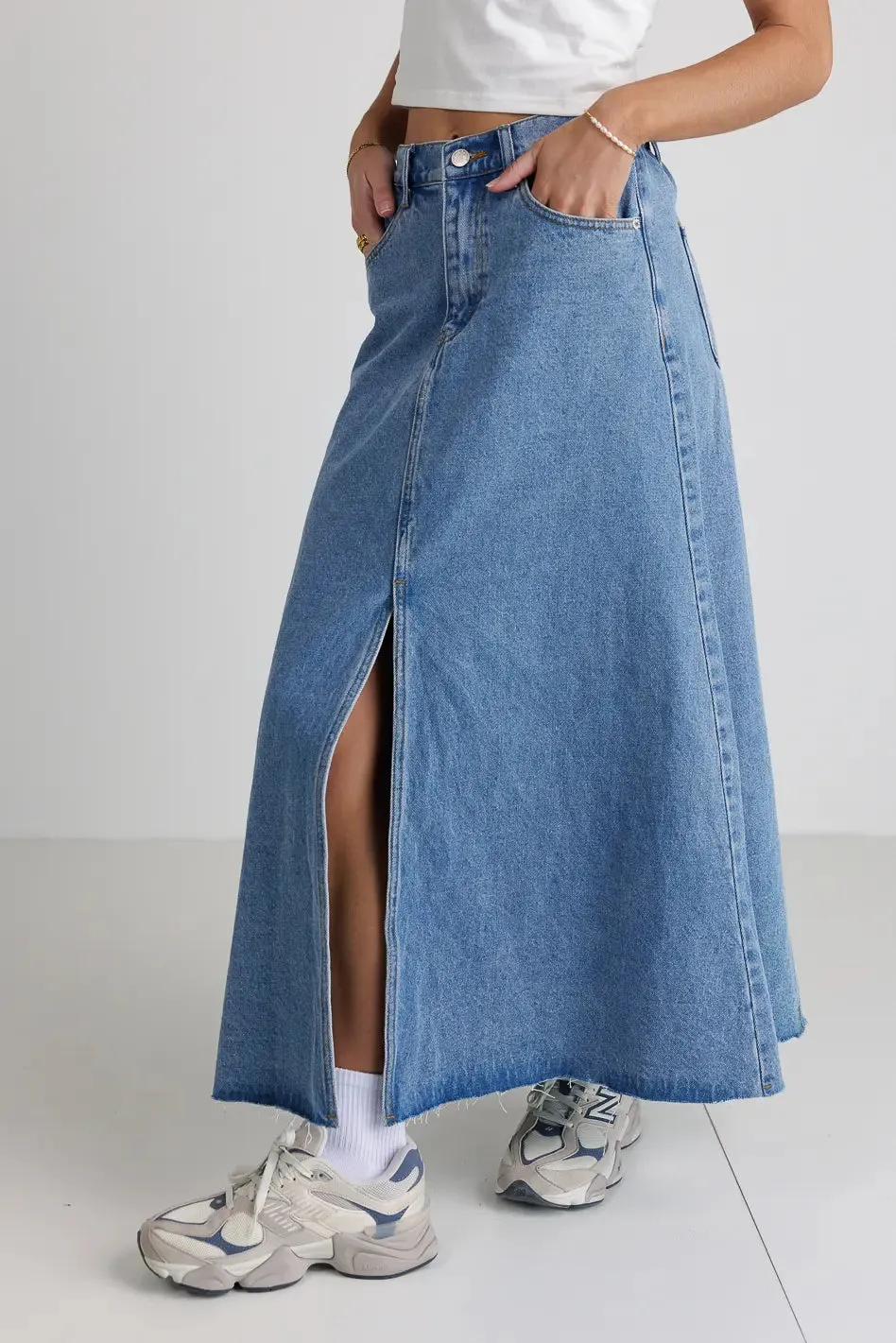 Mei Denim Skirt - FINAL SALE sold by bohme product image thumbnail 2