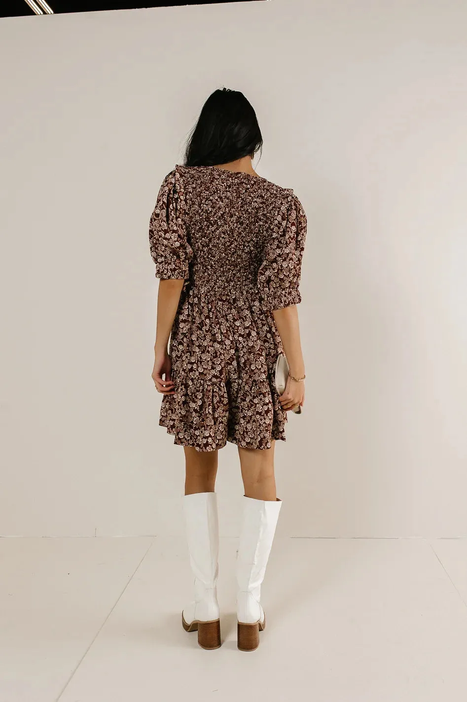 Maddie Smocked Floral Dress - FINAL SALE sold by bohme product image thumbnail 5