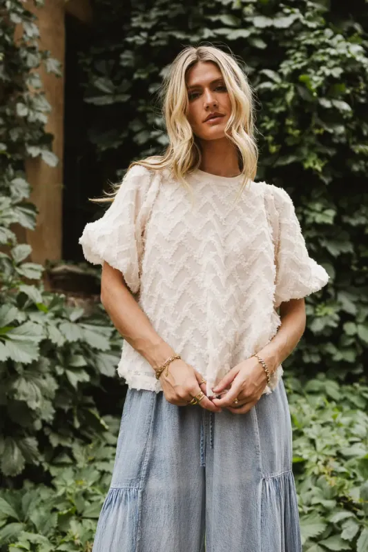 Juliet Textured Blouse - FINAL SALE sold by bohme
