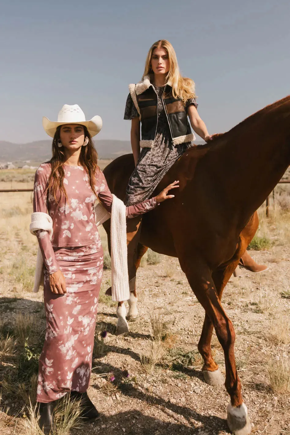 Candace Floral Maxi Skirt - FINAL SALE sold by bohme