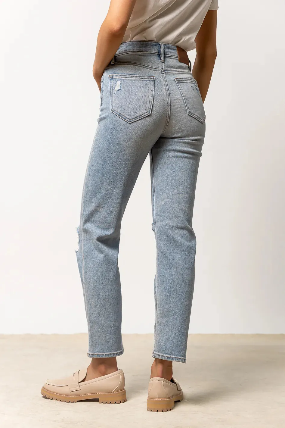 Ellery Distressed Jeans in Light Wash- FINAL SALE sold by bohme product image thumbnail 5