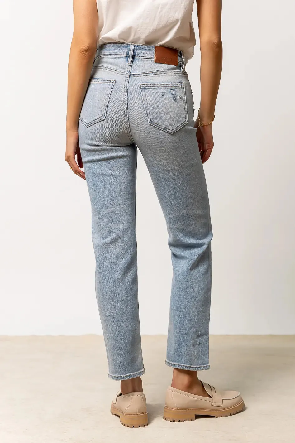Ellery Distressed Jeans in Light Wash- FINAL SALE sold by bohme product image thumbnail 3