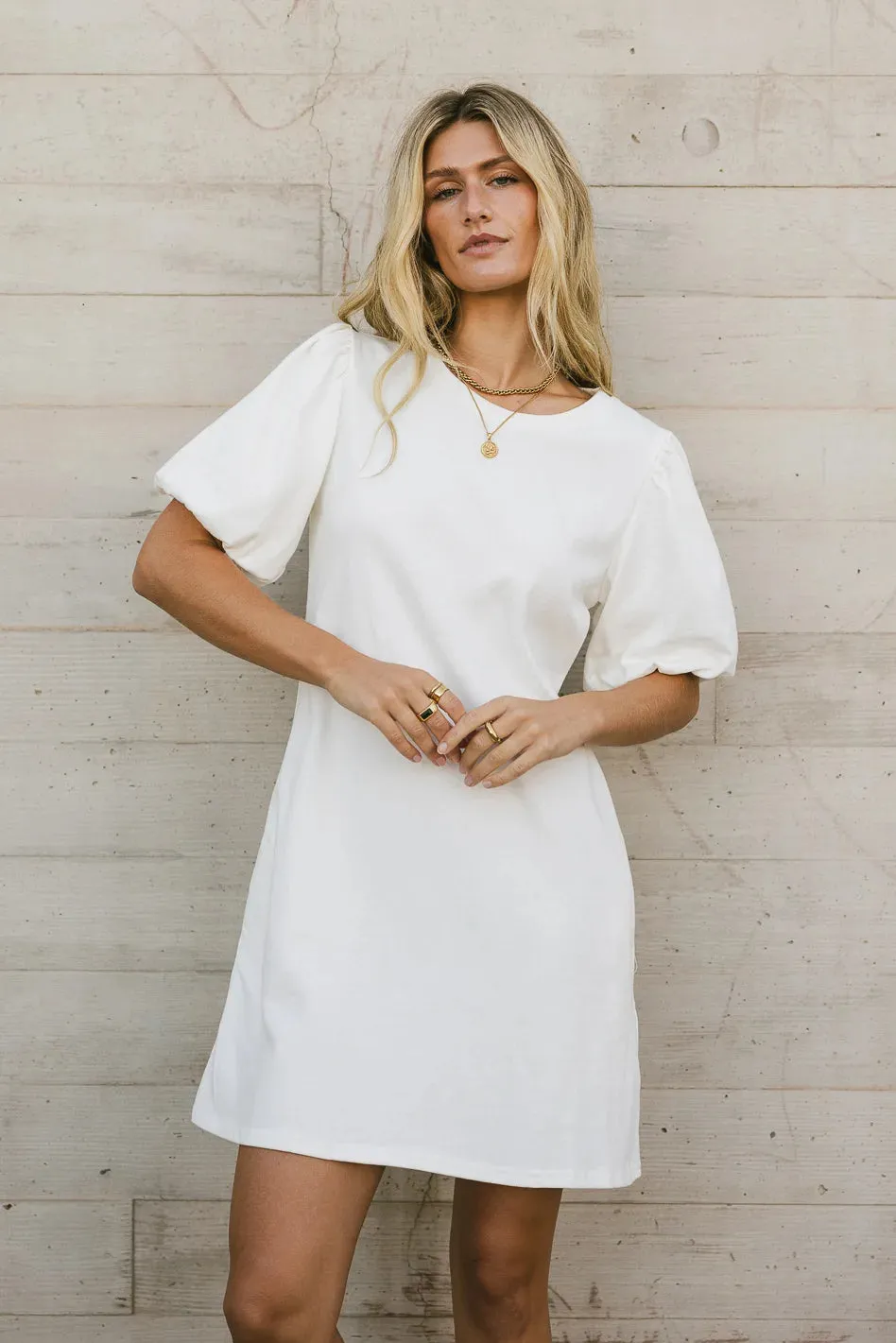 Yara Puff Sleeve Mini Dress - FINAL SALE sold by bohme product image thumbnail 5