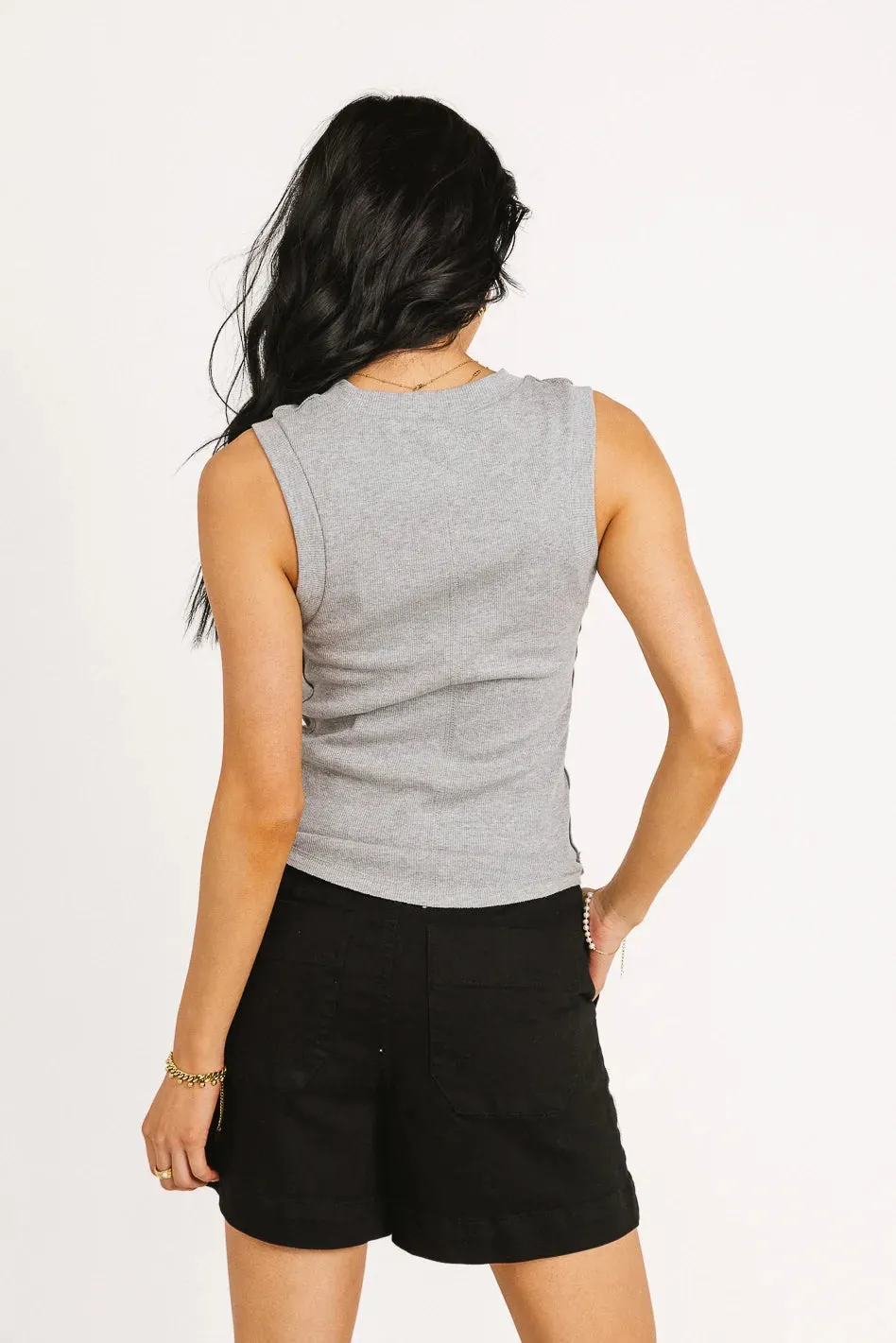 Ruby Tank in Grey - FINAL SALE sold by bohme product image thumbnail 2