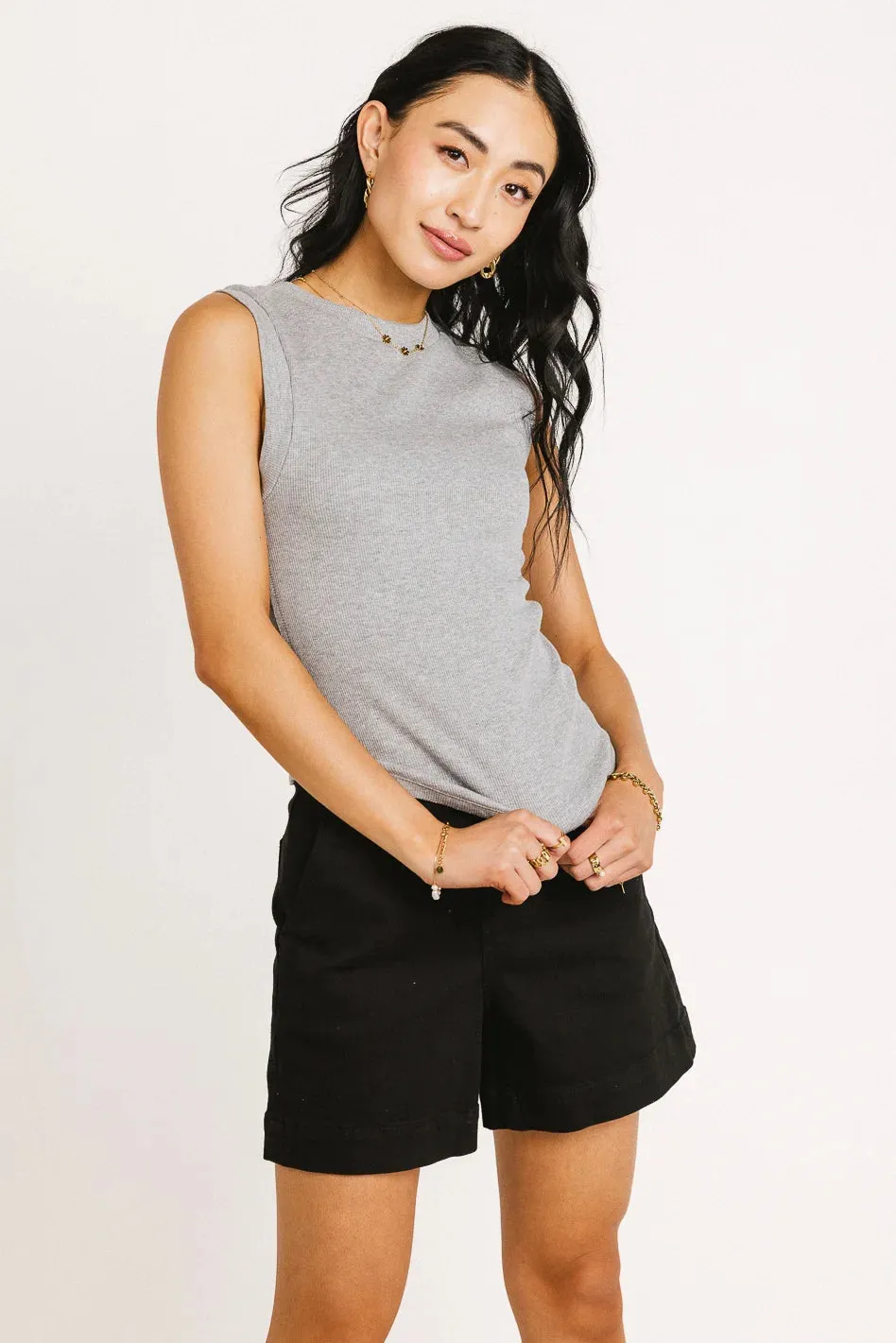 Ruby Tank in Grey - FINAL SALE sold by bohme product image thumbnail 3