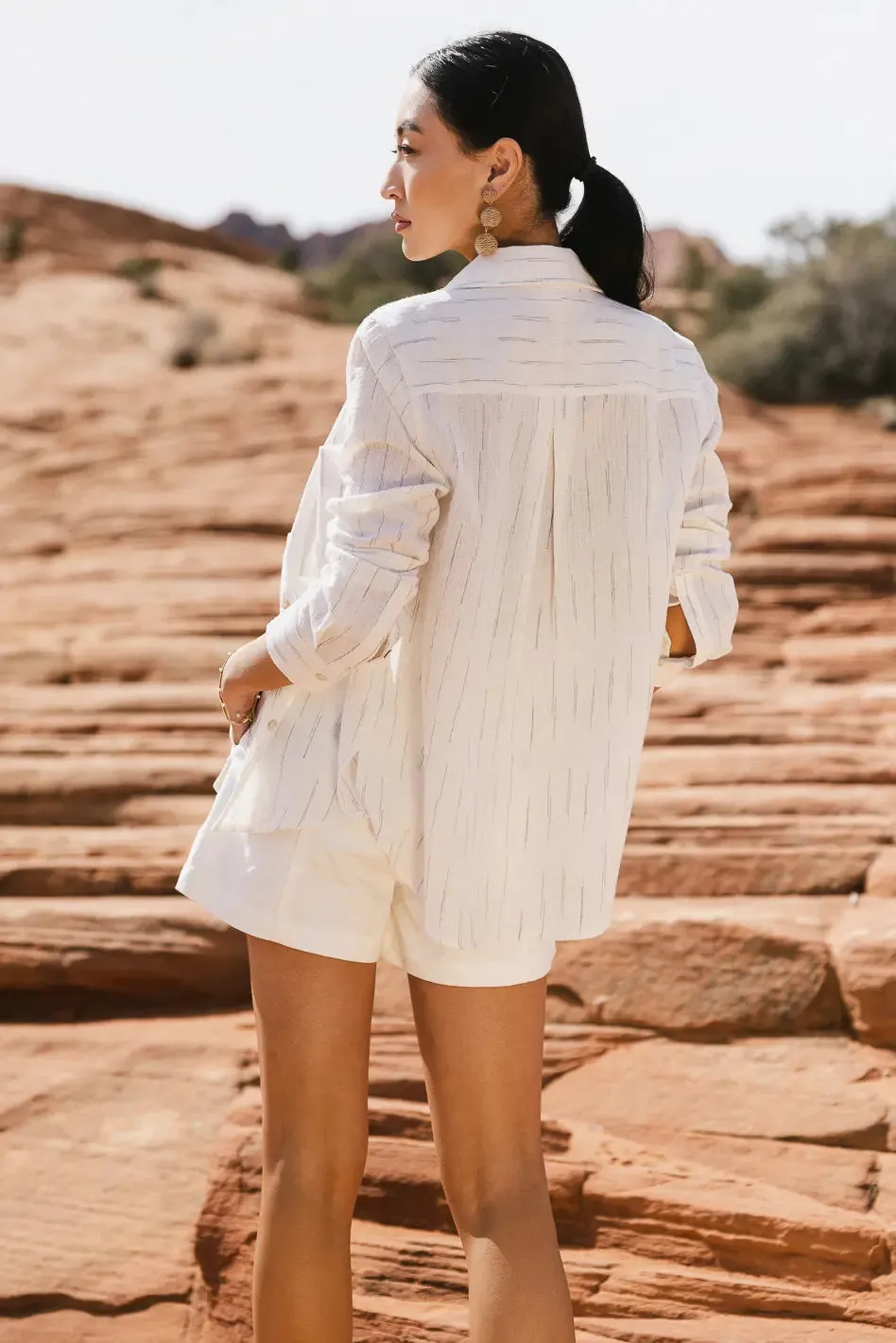 Libby Printed Button Up - FINAL SALE sold by bohme product image thumbnail 5